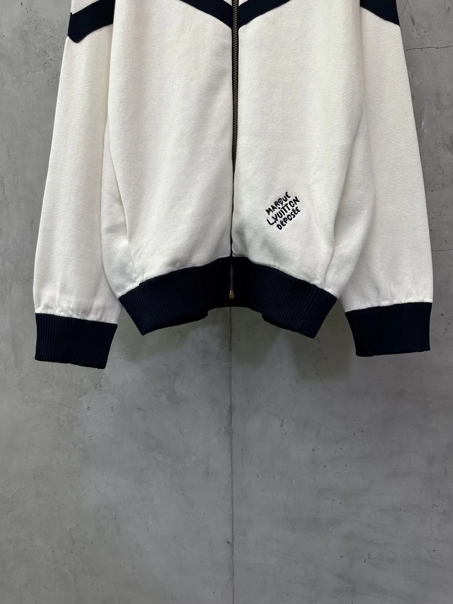 Nautical Knit Zip-Up Cardigan D36025023 — view 4