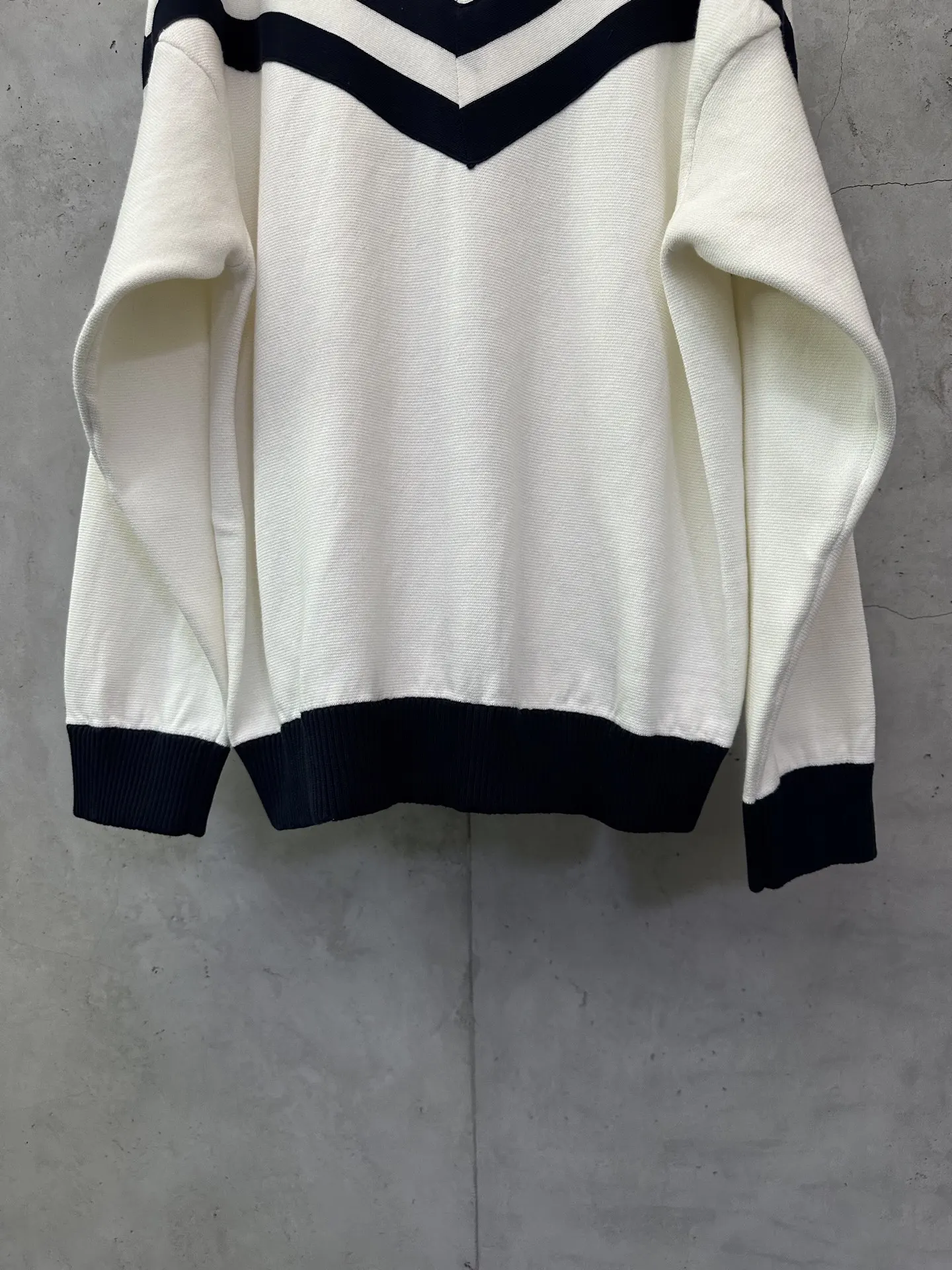 Nautical Knit Zip-Up Cardigan D36025023 — view 6