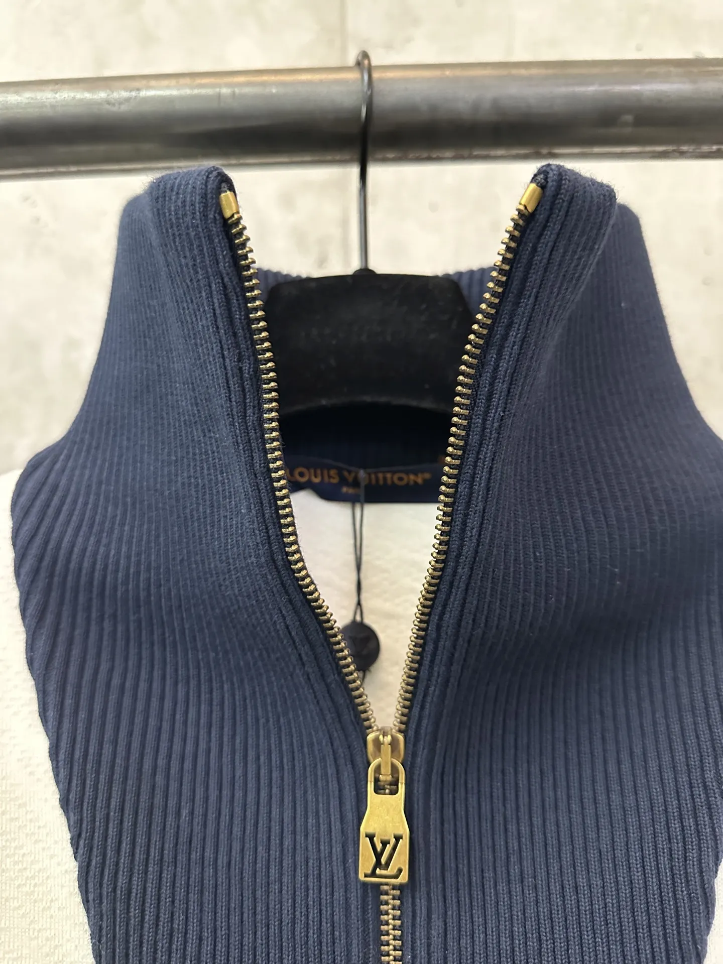 Nautical Knit Zip-Up Cardigan D36025023 — view 7