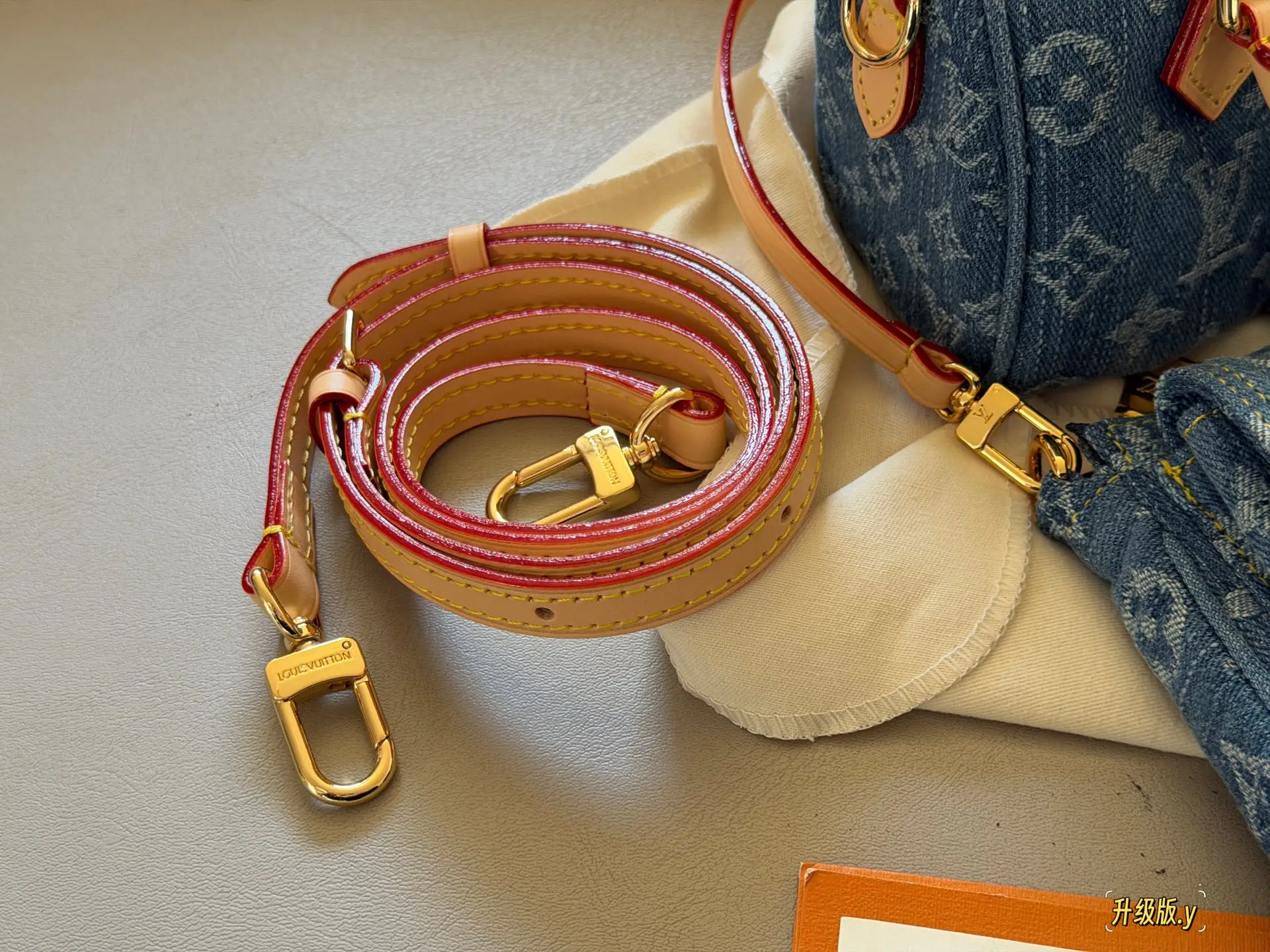 Nano Speedy Monogram Denim Bag D36018317 — view 8
