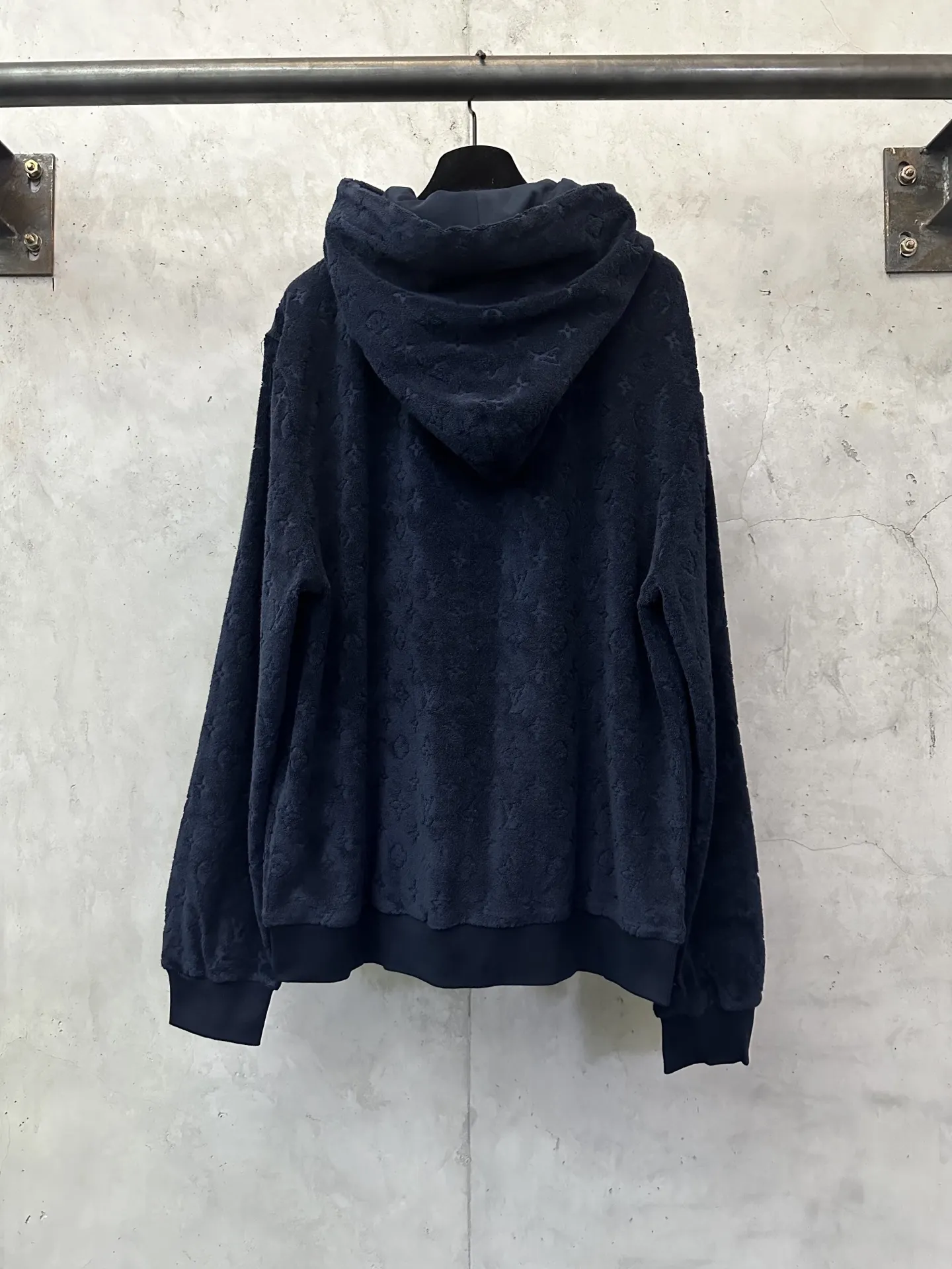 Monogram Jacquard Toweling Zip-Up Hoodie D37020196 — view 2