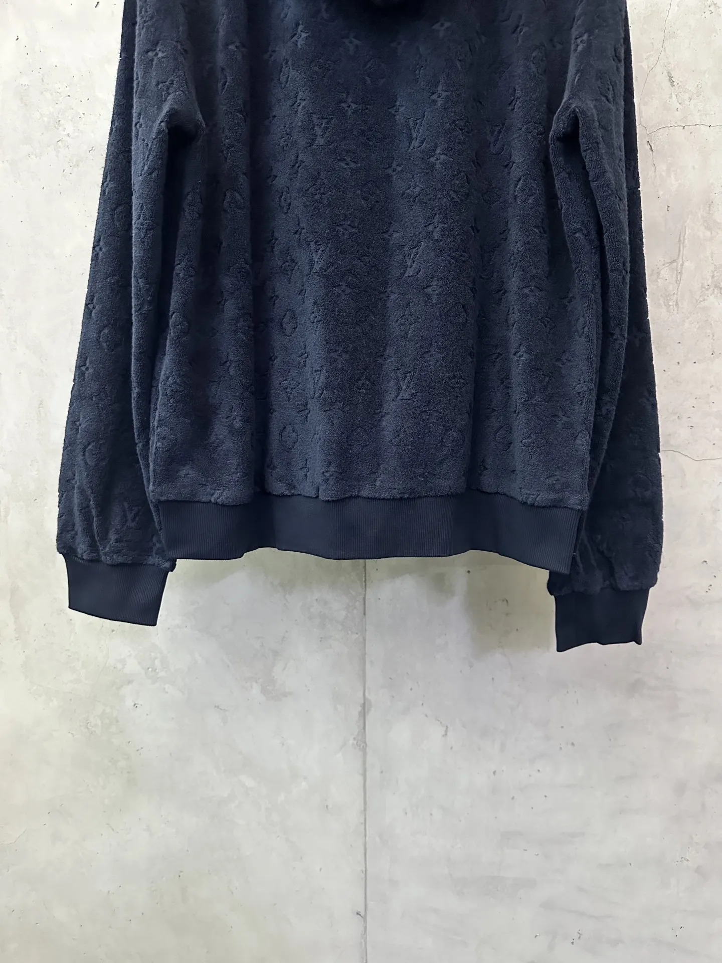 Monogram Jacquard Toweling Zip-Up Hoodie D37020196 — view 6