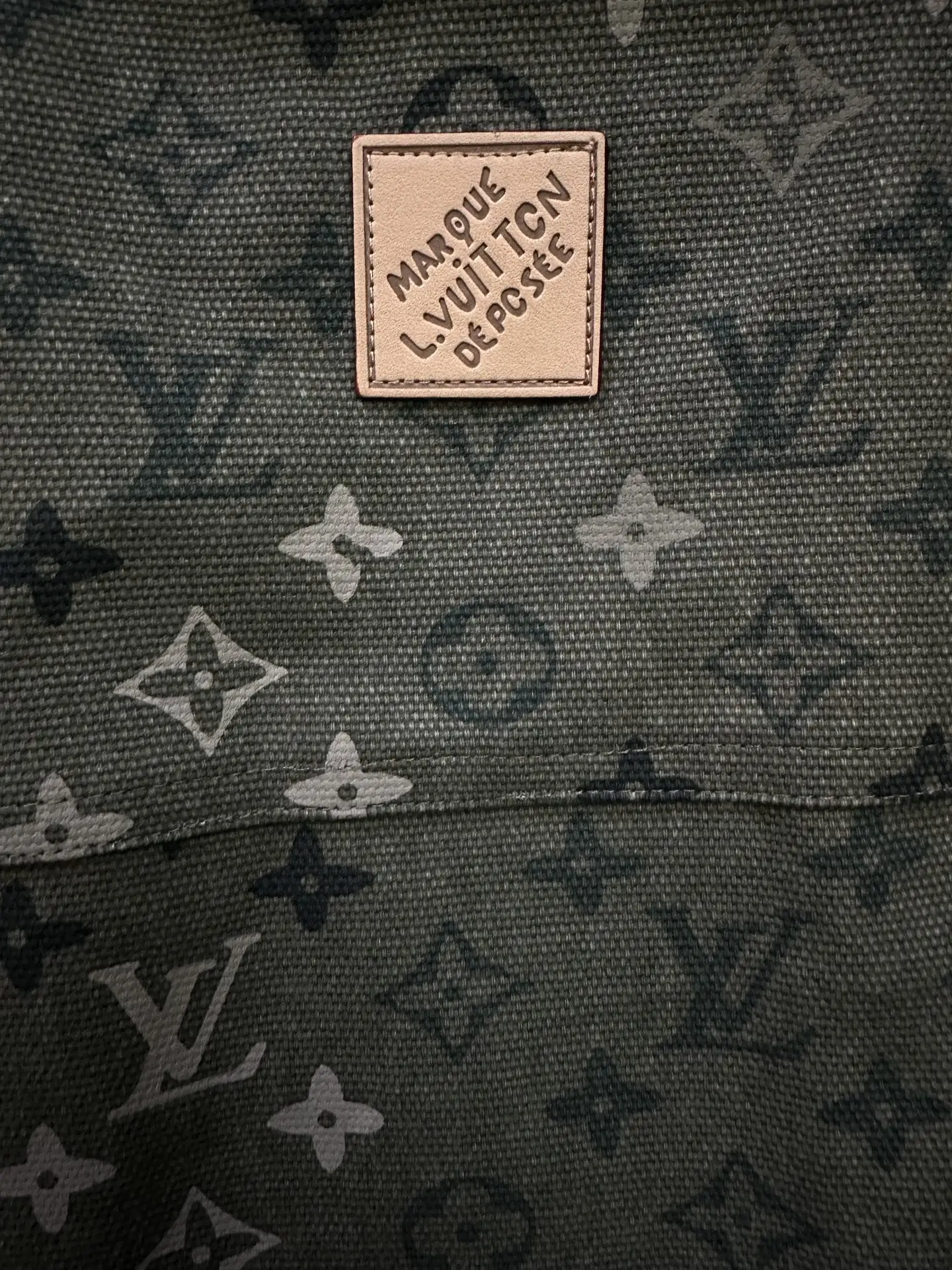 Monogram Print Workwear Overshirt D37025028 — view 8