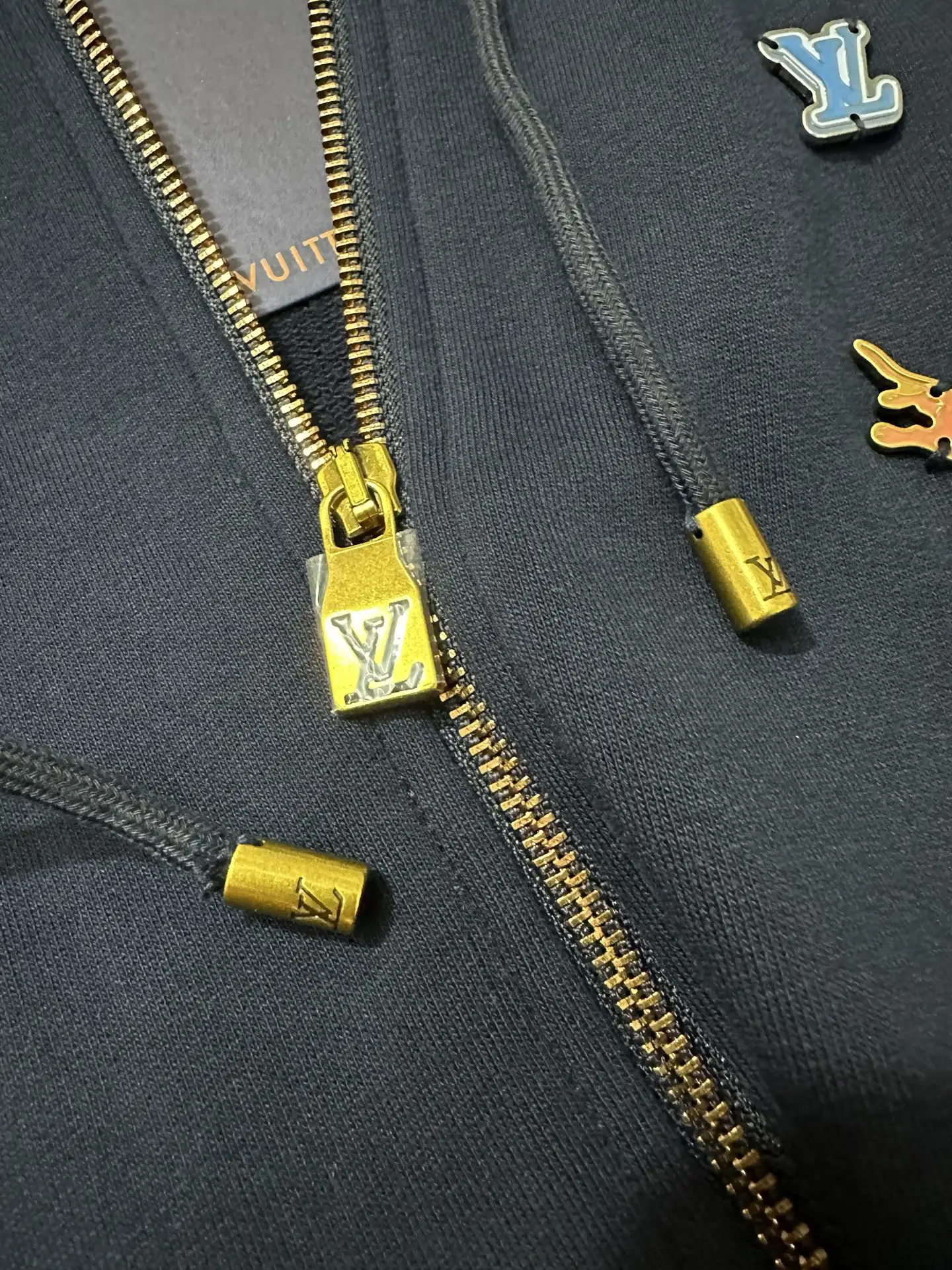 Logo Jacquard Zip-Up Hoodie D37024448 — view 7