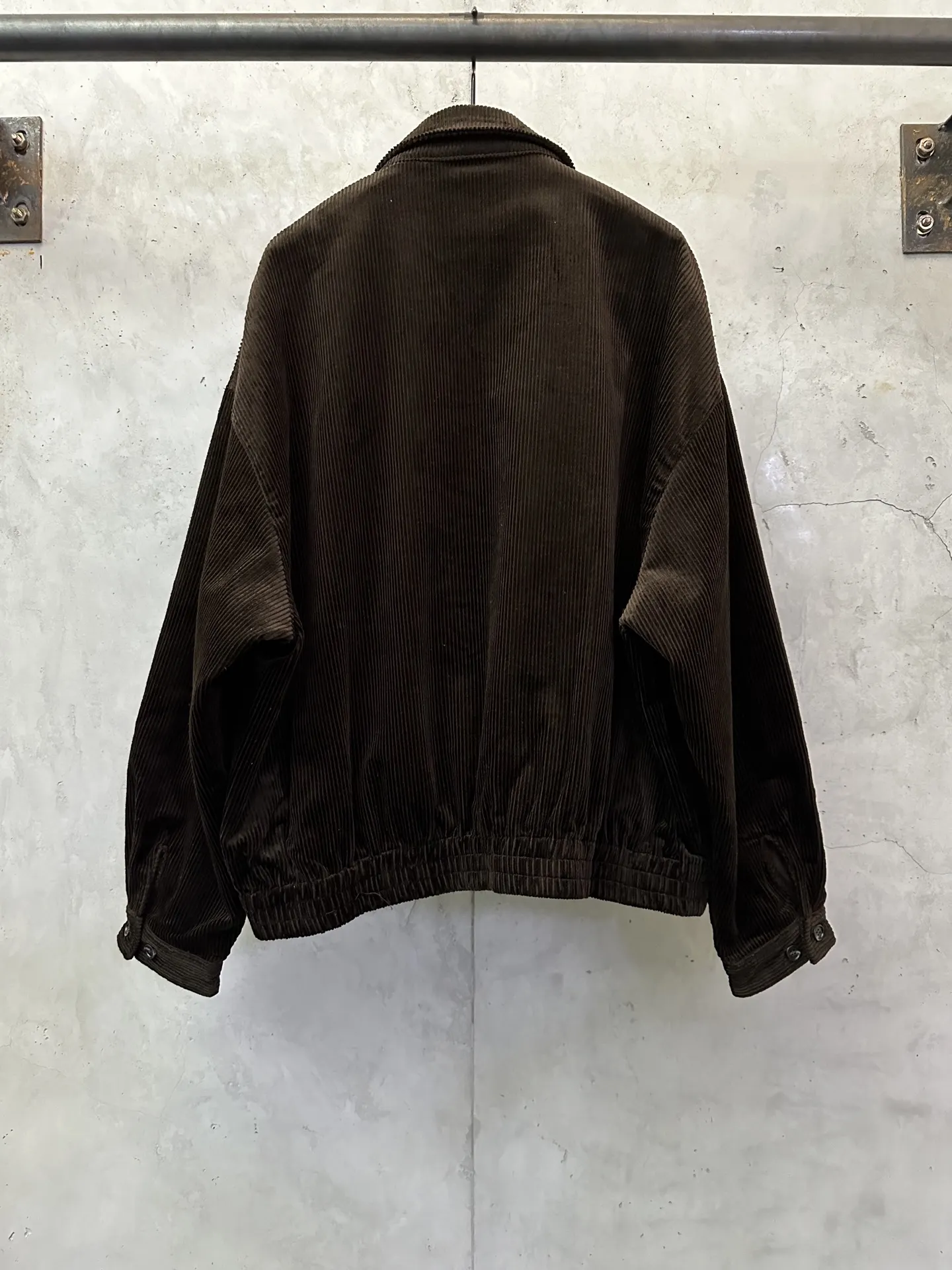 Logo-Embroidered Corduroy Harrington Jacket D37018978 — view 2