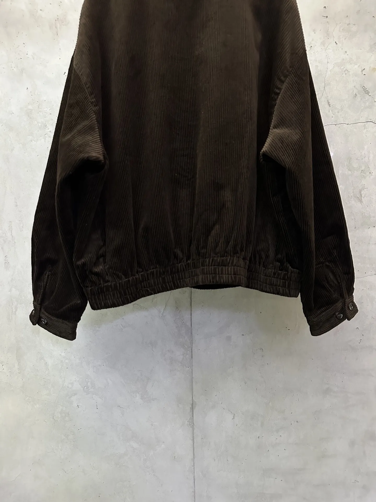Logo-Embroidered Corduroy Harrington Jacket D37018978 — view 6