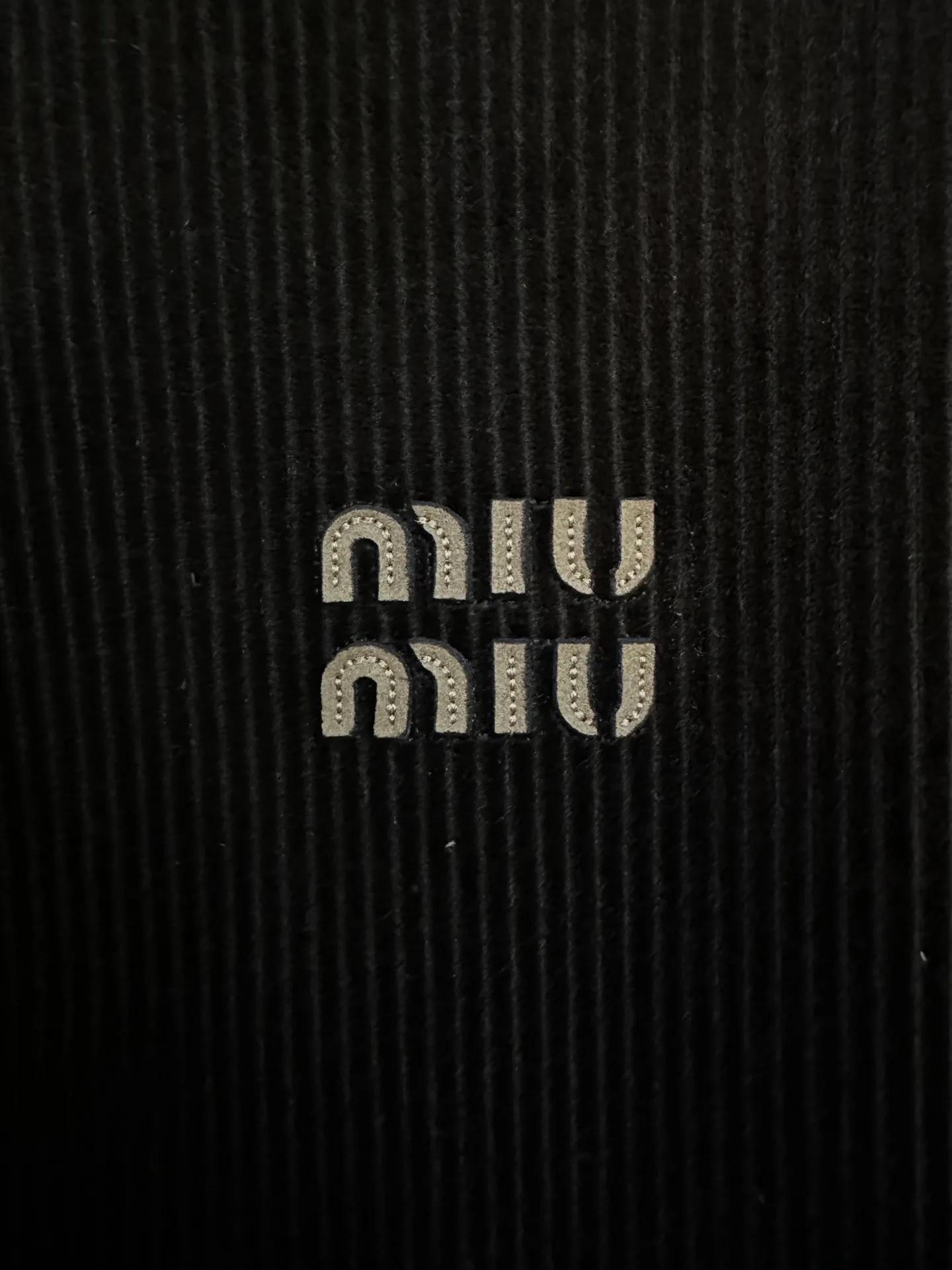 Logo-Embroidered Corduroy Harrington Jacket D37018978 — view 8