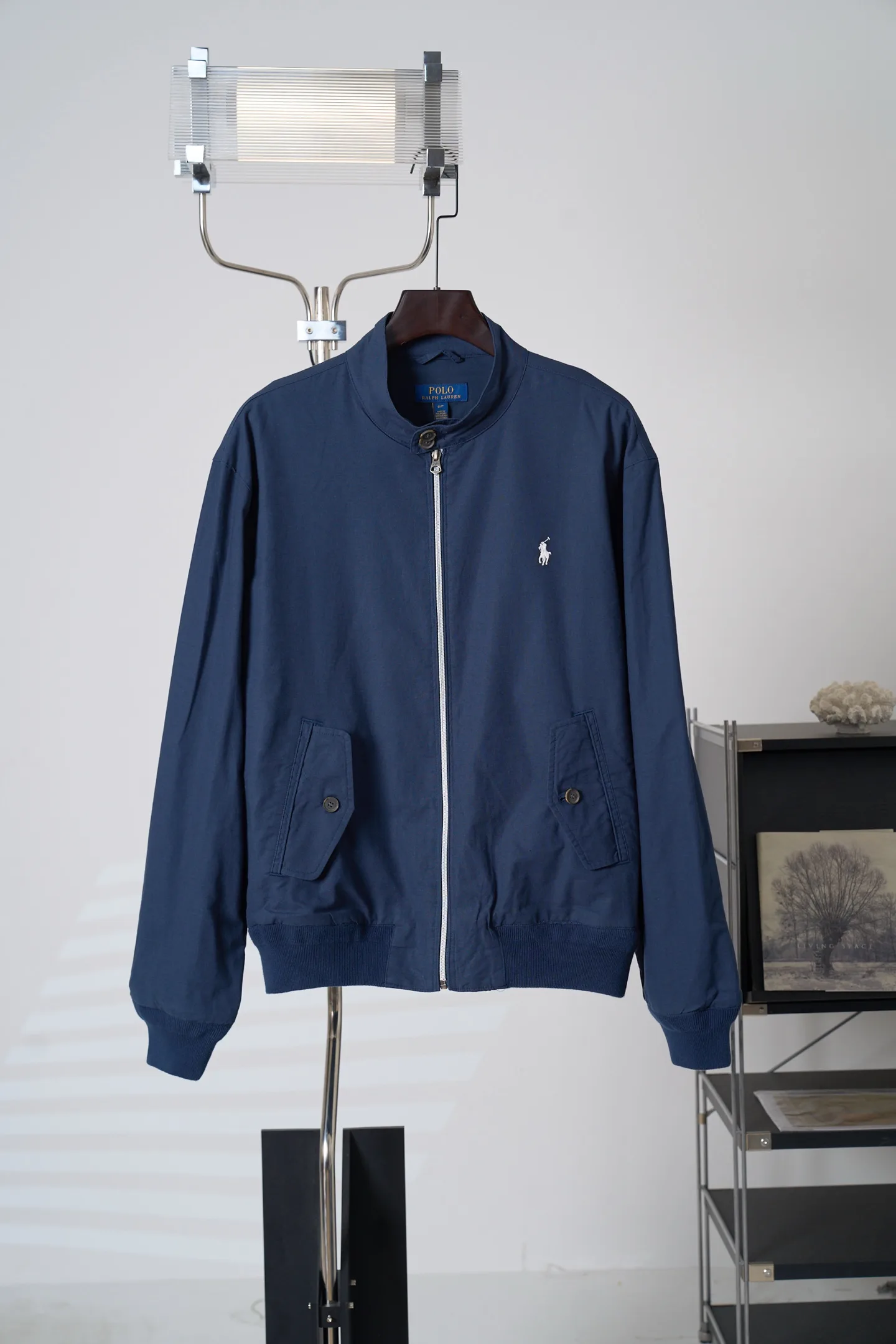Polo Ralph Lauren Embroidered Linen Harrington Jacket D37020418