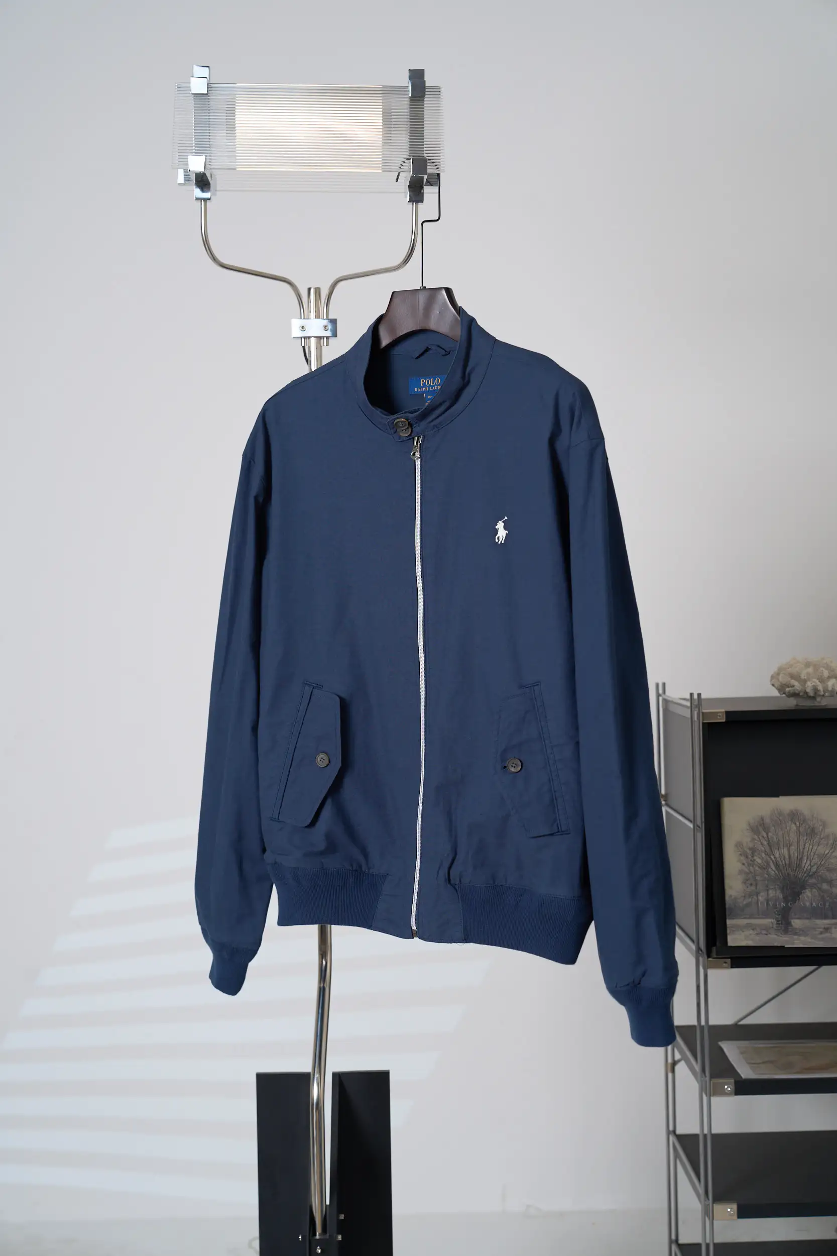 Polo Ralph Lauren Embroidered Linen Harrington Jacket D37020418 — view 3