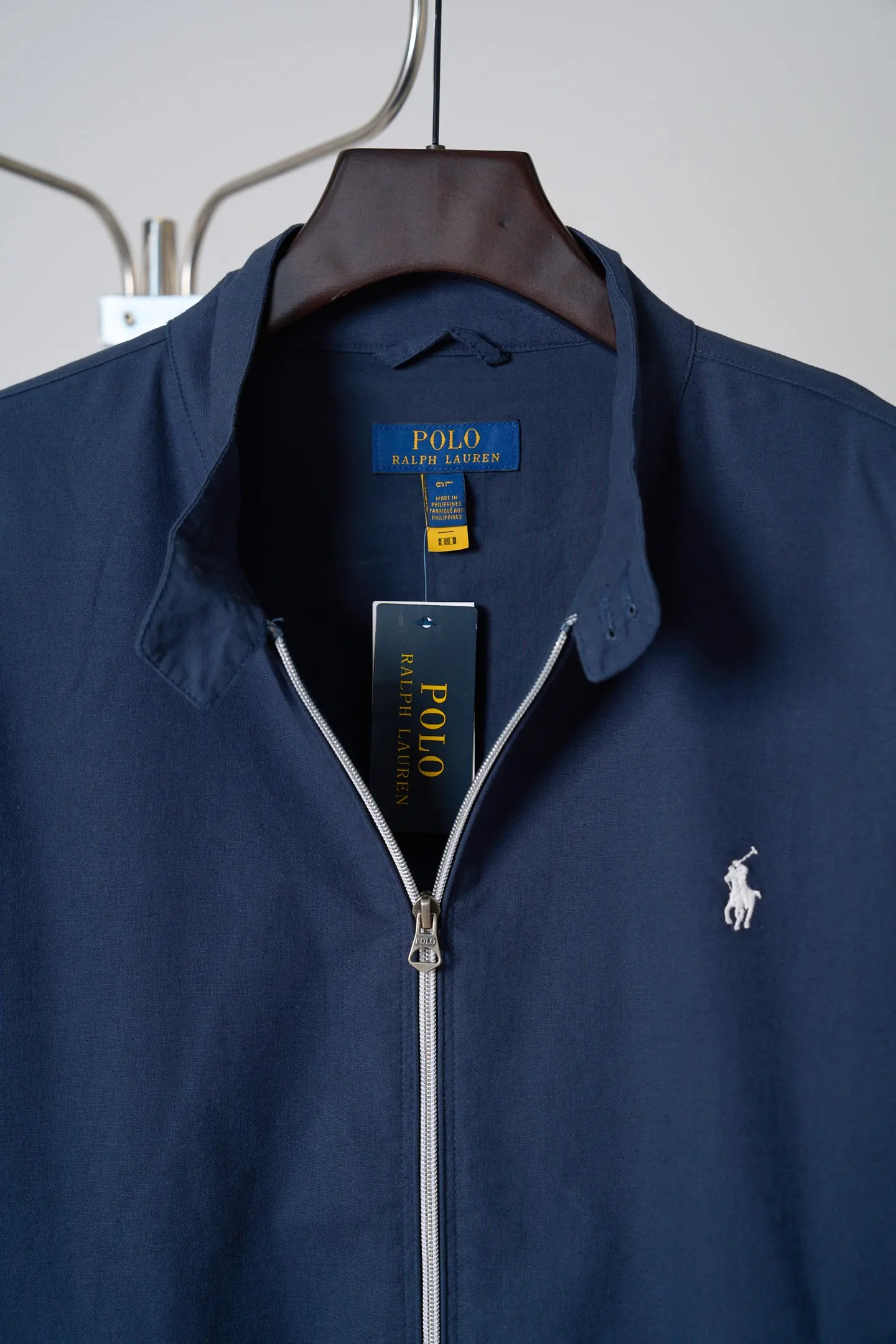 Polo Ralph Lauren Embroidered Linen Harrington Jacket D37020418 — view 5