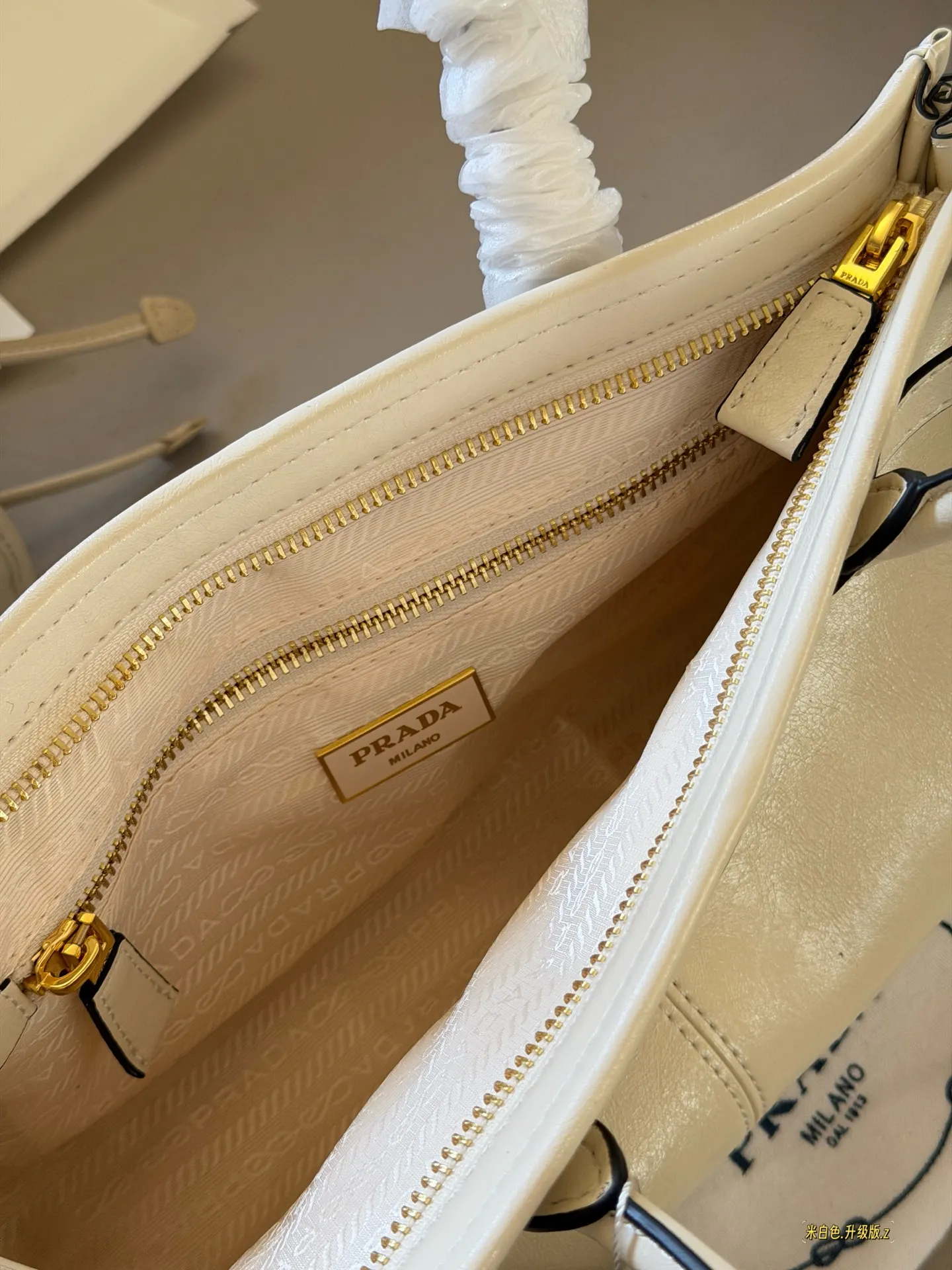 Prada Soft Lux Leather Top-Handle Bag D37017873 — view 6