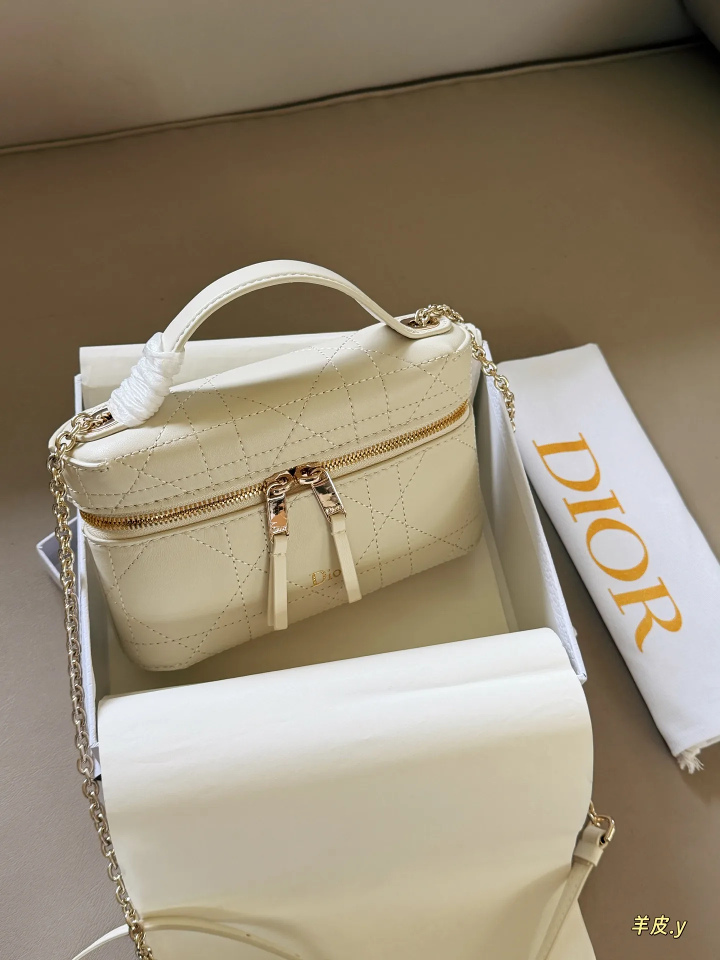Dior Caro Lambskin Vanity Case D37017844 — view 2
