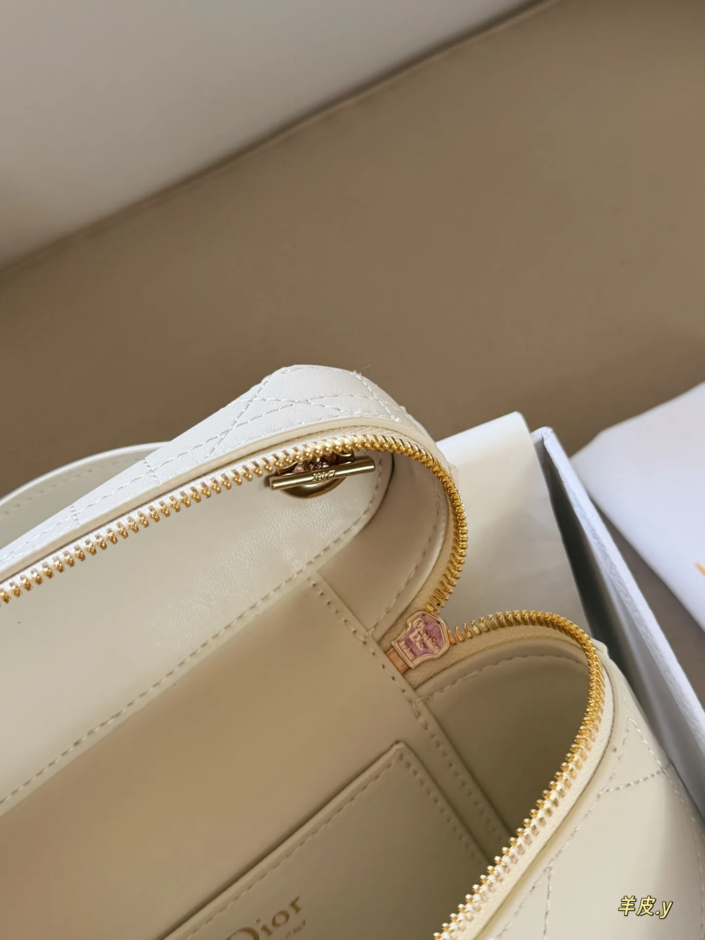 Dior Caro Lambskin Vanity Case D37017844 — view 9