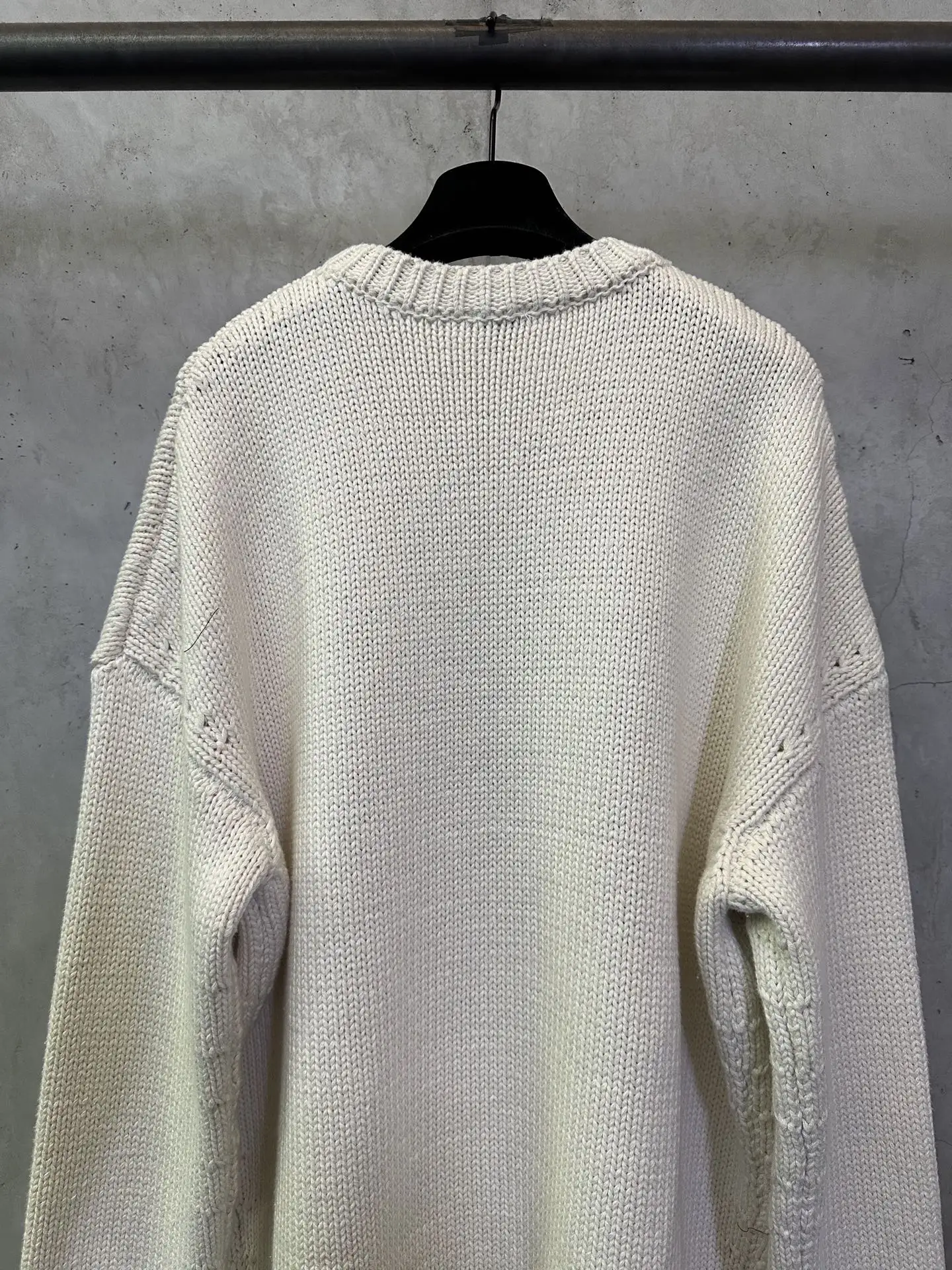 Anagram Intarsia Chunky Wool Sweater D38015740 — view 5