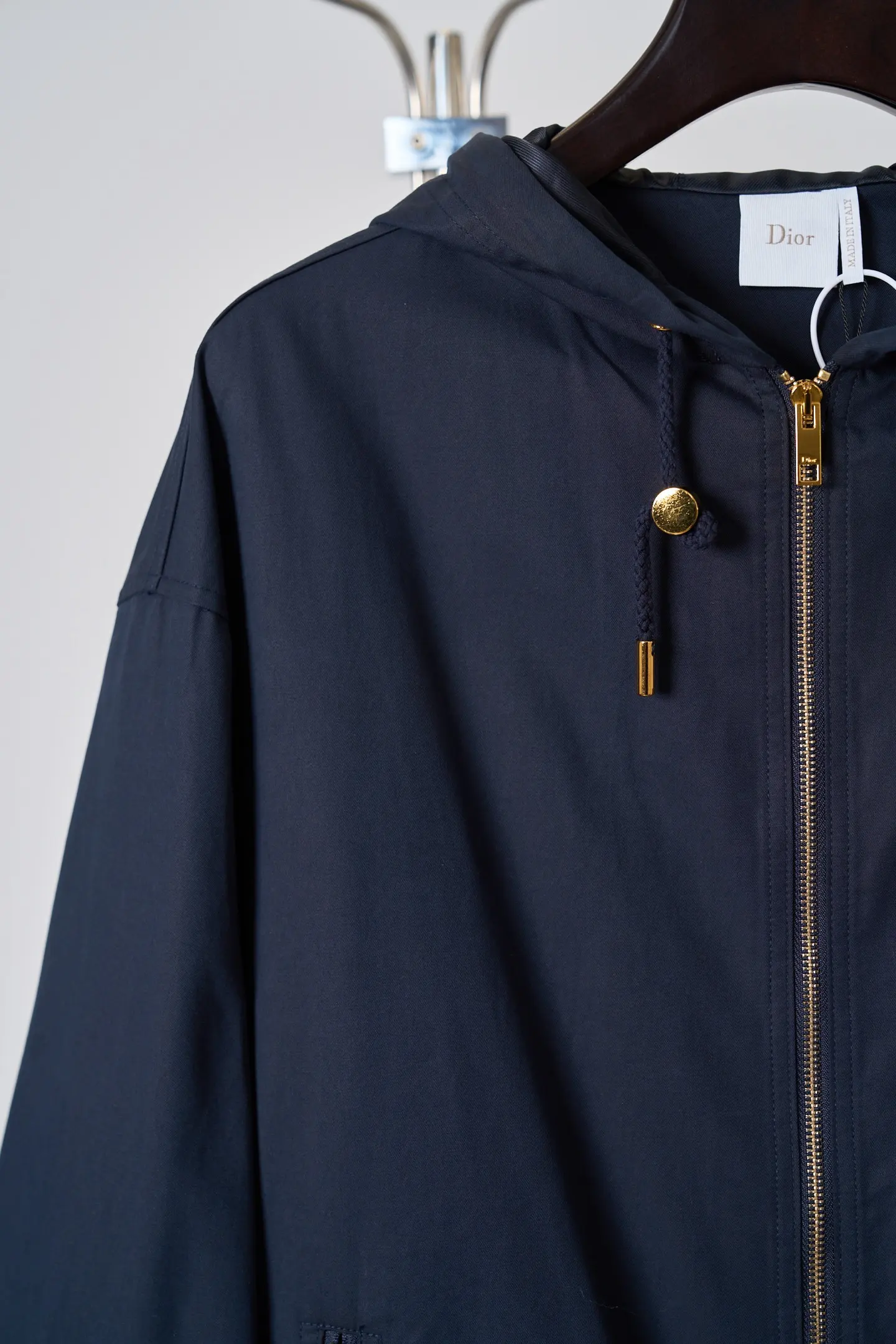 Medaillon Embroidered Hooded Gabardine Jacket D38020410 — view 7