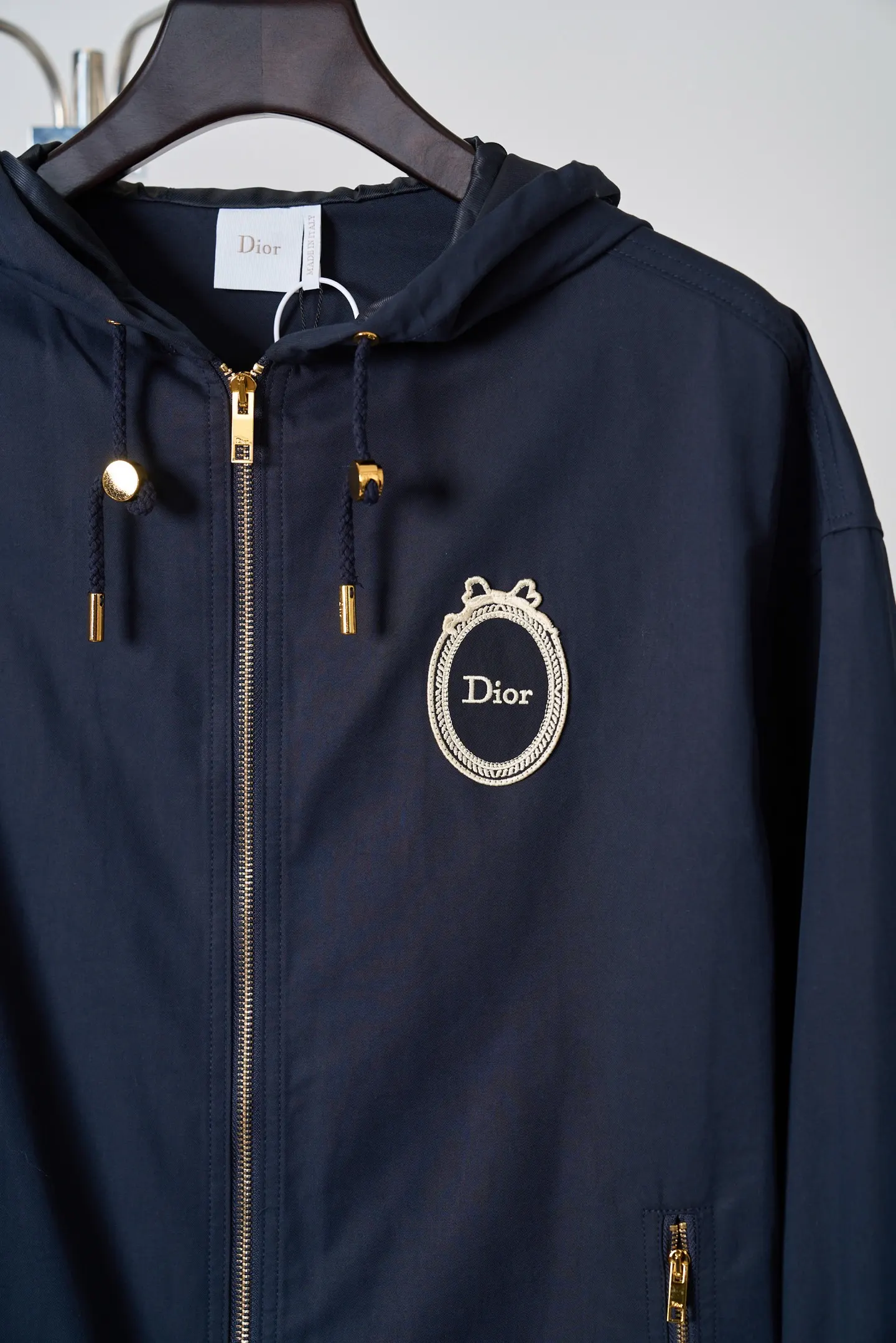 Medaillon Embroidered Hooded Gabardine Jacket D38020410 — view 8