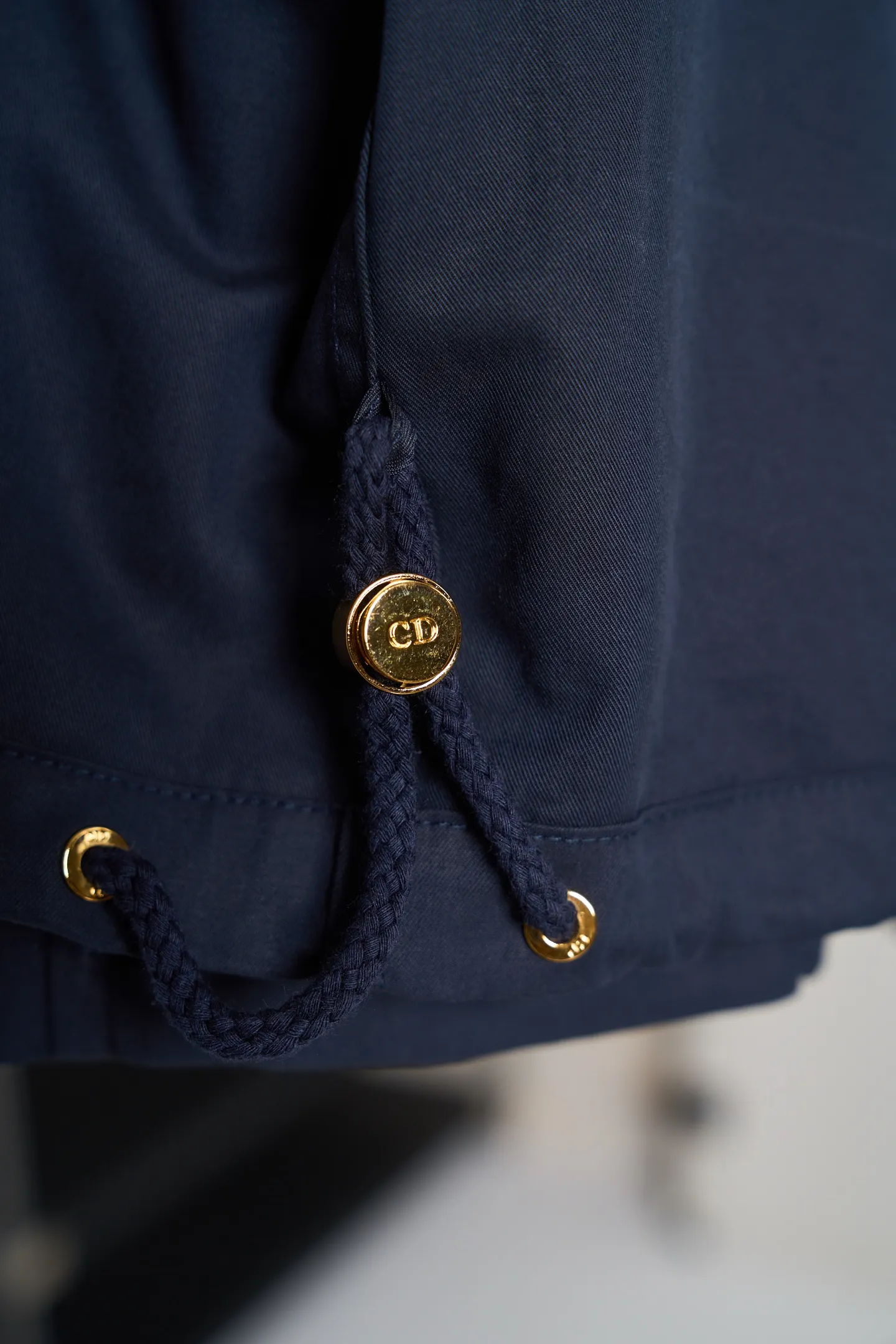Medaillon Embroidered Hooded Gabardine Jacket D38020410 — view 14