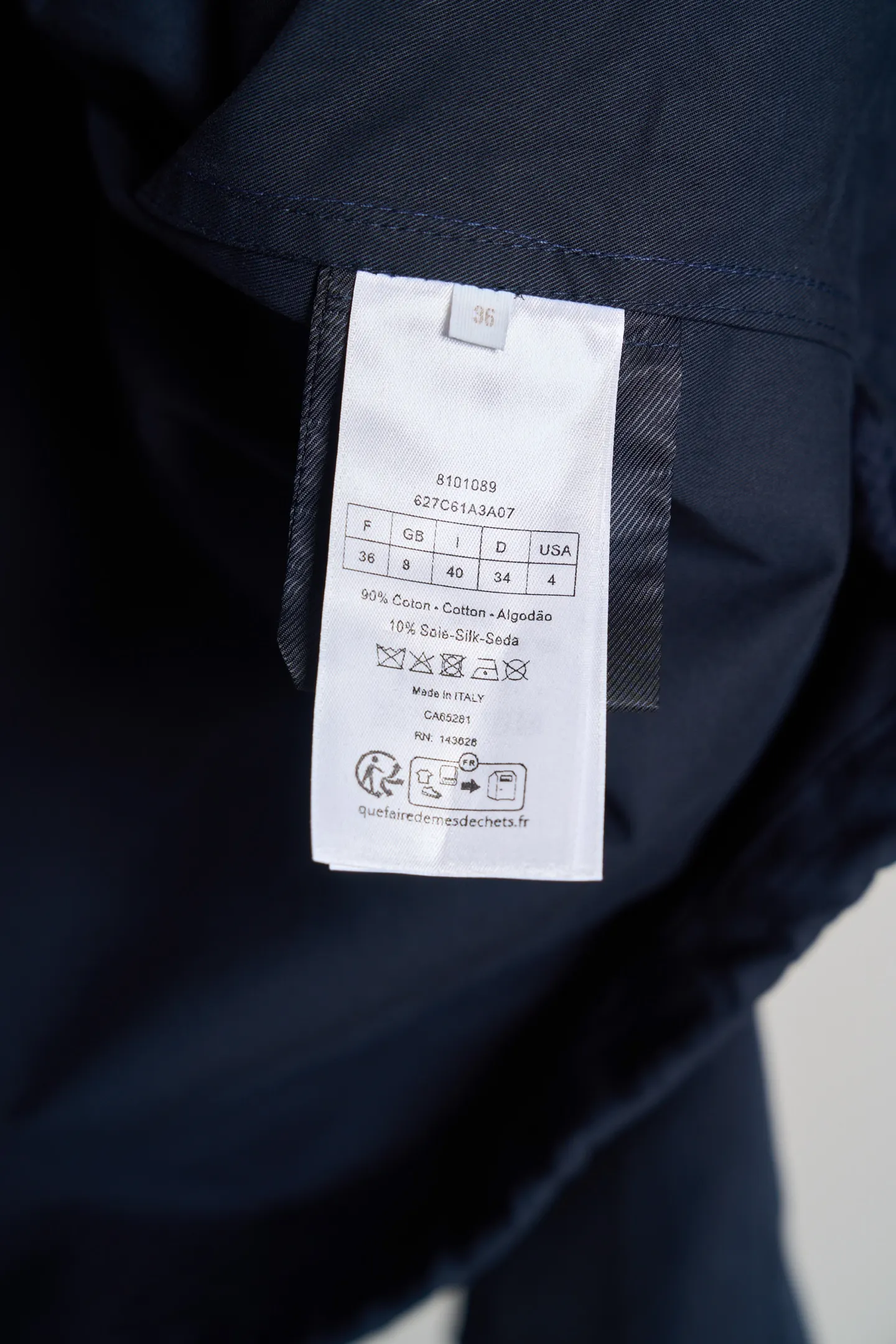 Medaillon Embroidered Hooded Gabardine Jacket D38020410 — view 17