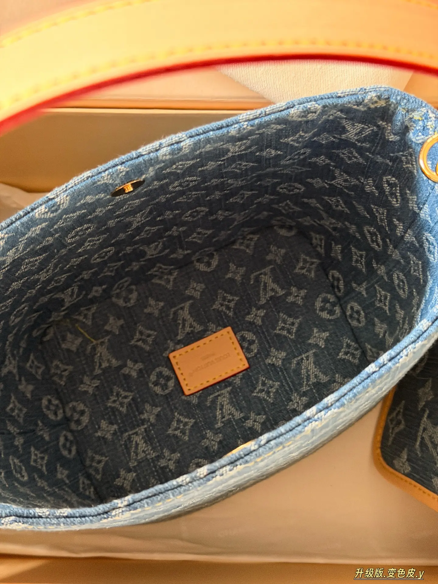 All In BB Monogram Denim Bucket Bag D38018055 — view 5