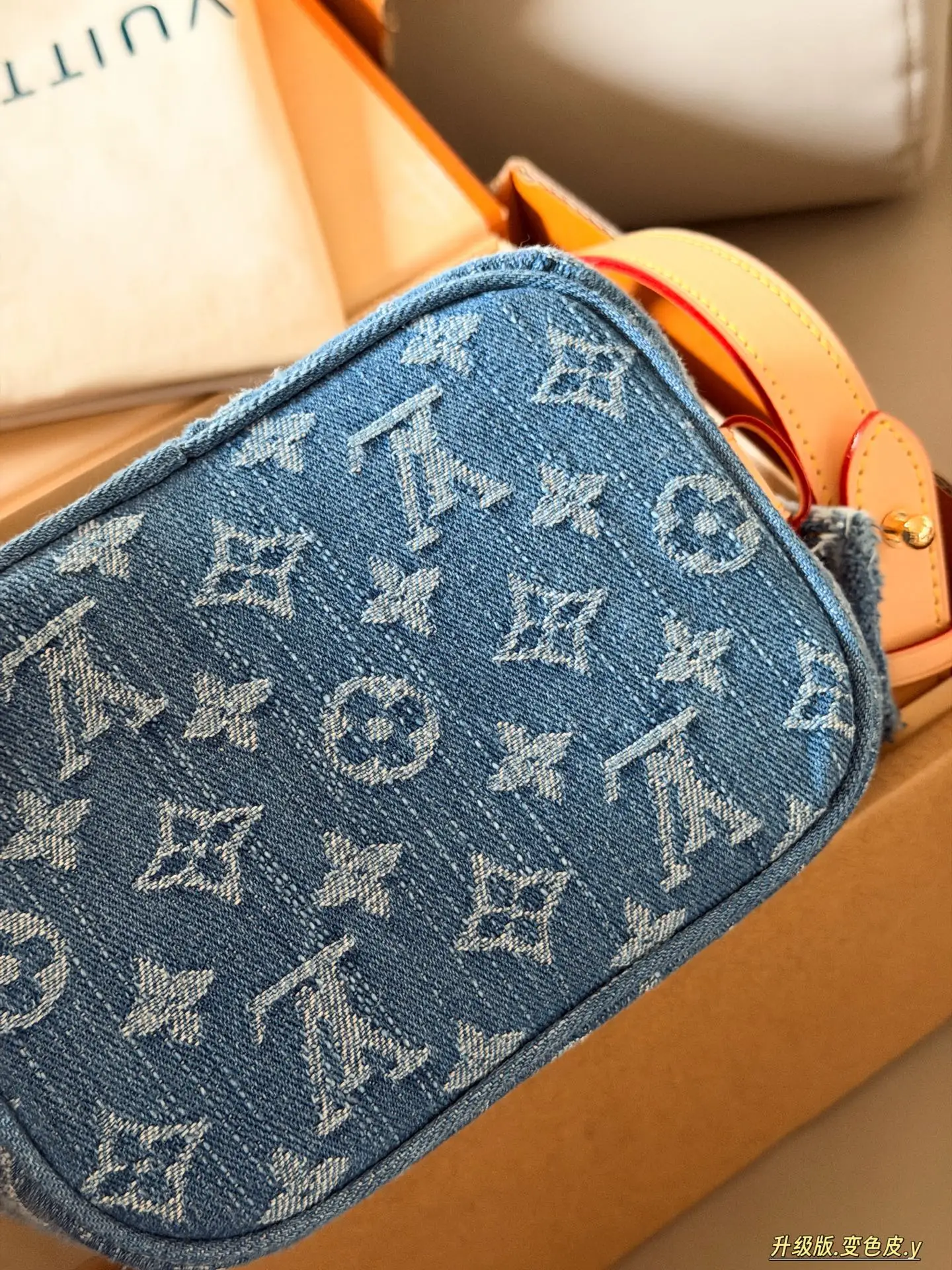 All In BB Monogram Denim Bucket Bag D38018055 — view 8