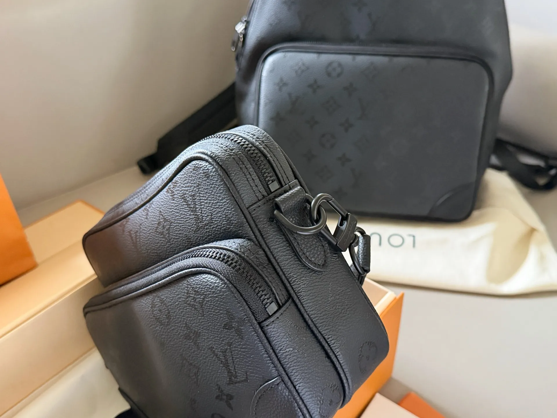 Nil Monogram Shadow Crossbody Bag D38018066 — view 5