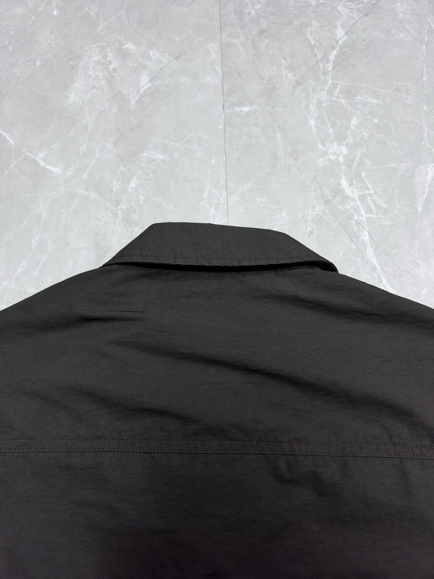 Logo Embroidered Zip-Up Harrington Jacket D38020504 — view 9