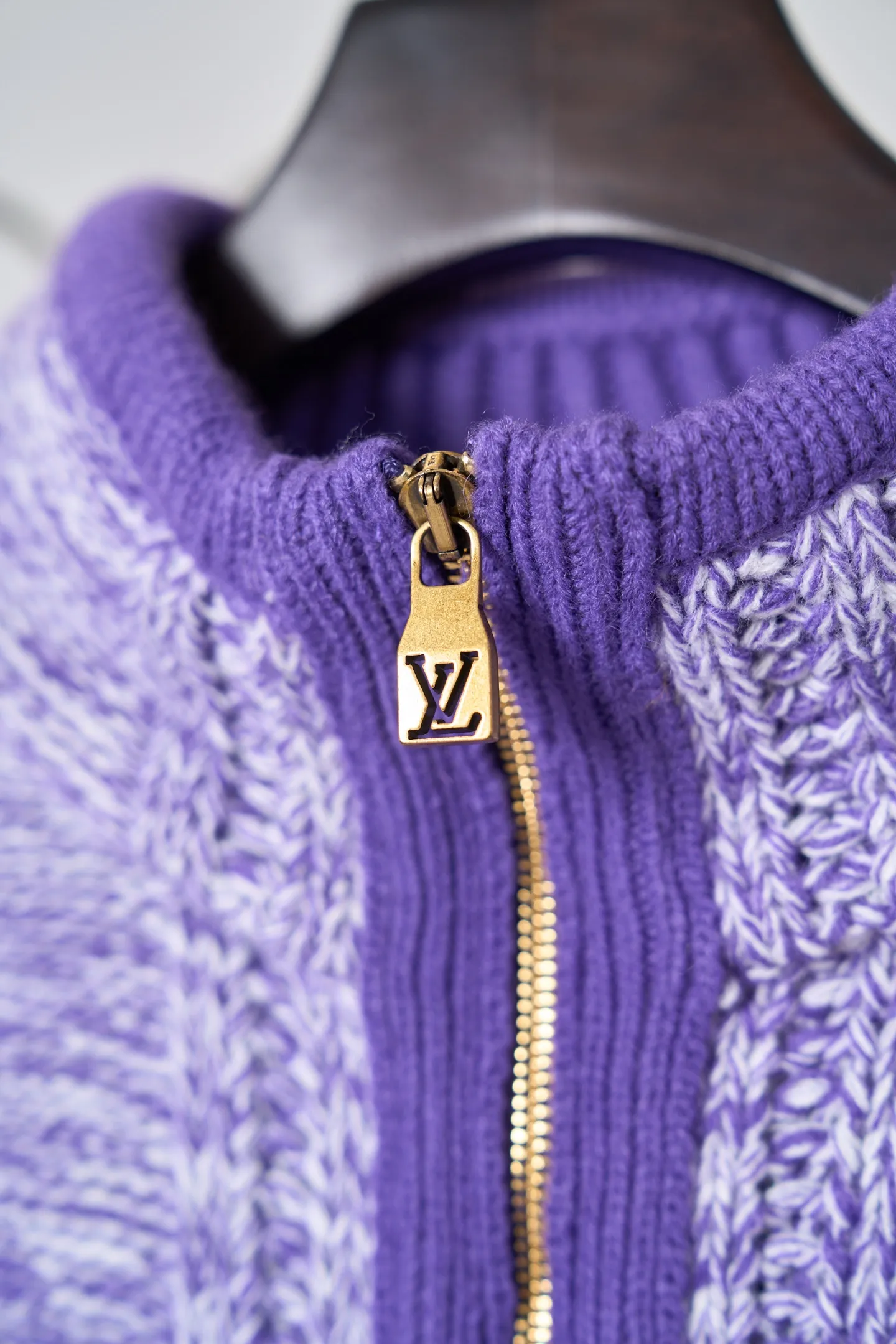Fringed Half-Zip Cable-Knit Sweater D38520415 — view 6