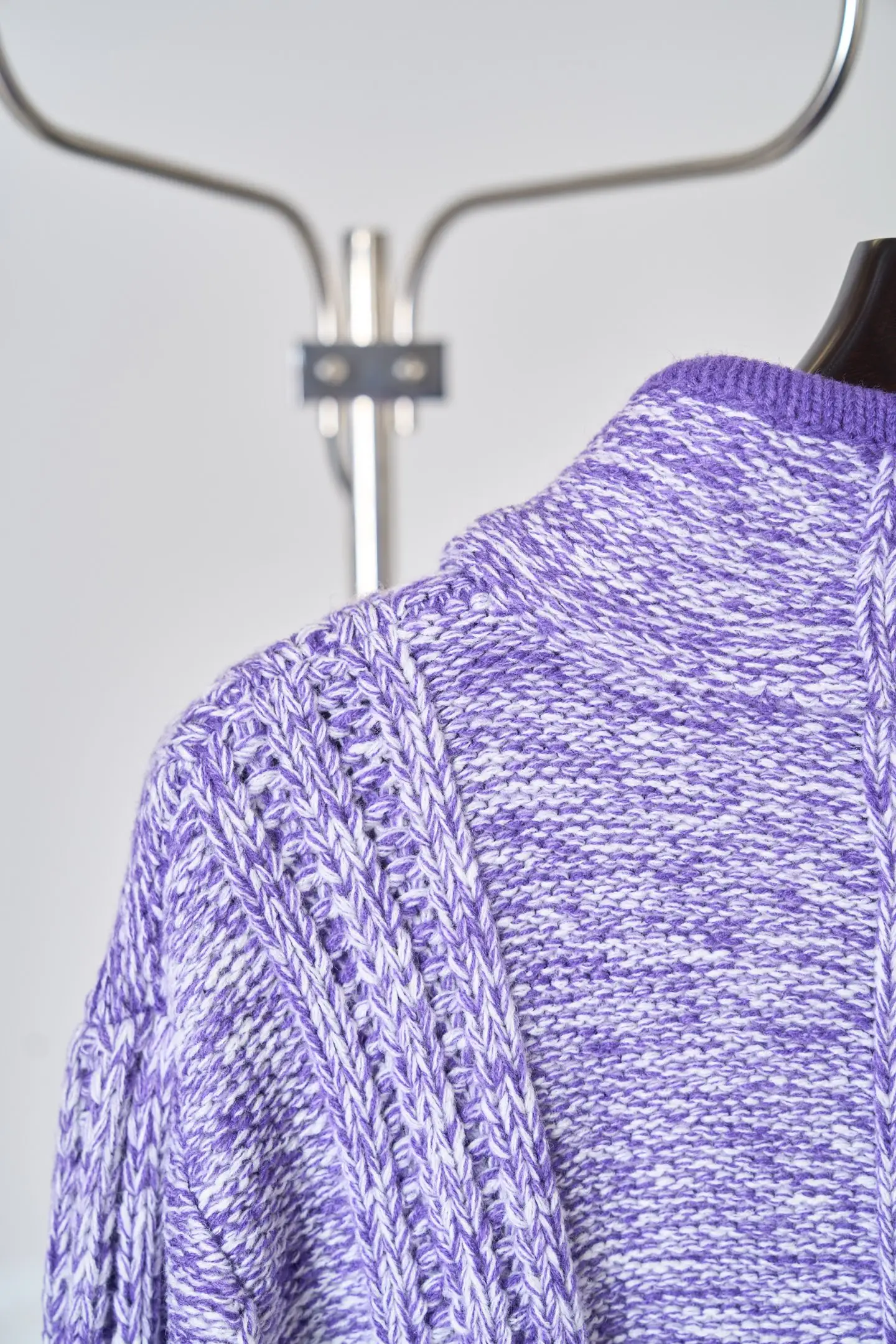 Fringed Half-Zip Cable-Knit Sweater D38520415 — view 12