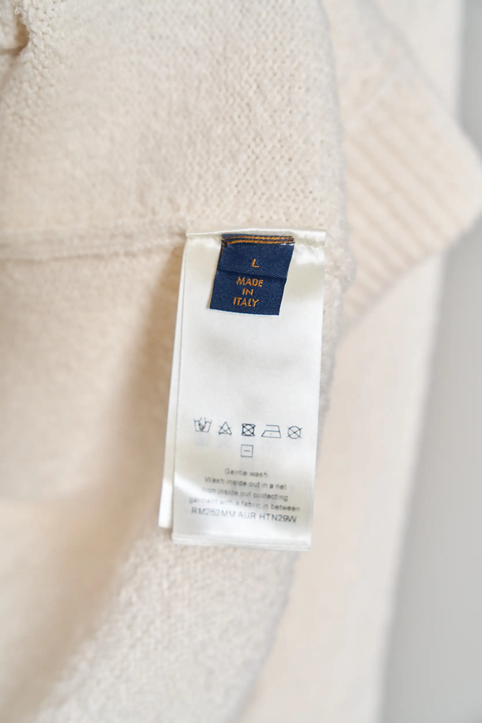 Logo Embroidered Zip-Up Wool Cardigan D38520413 — view 16
