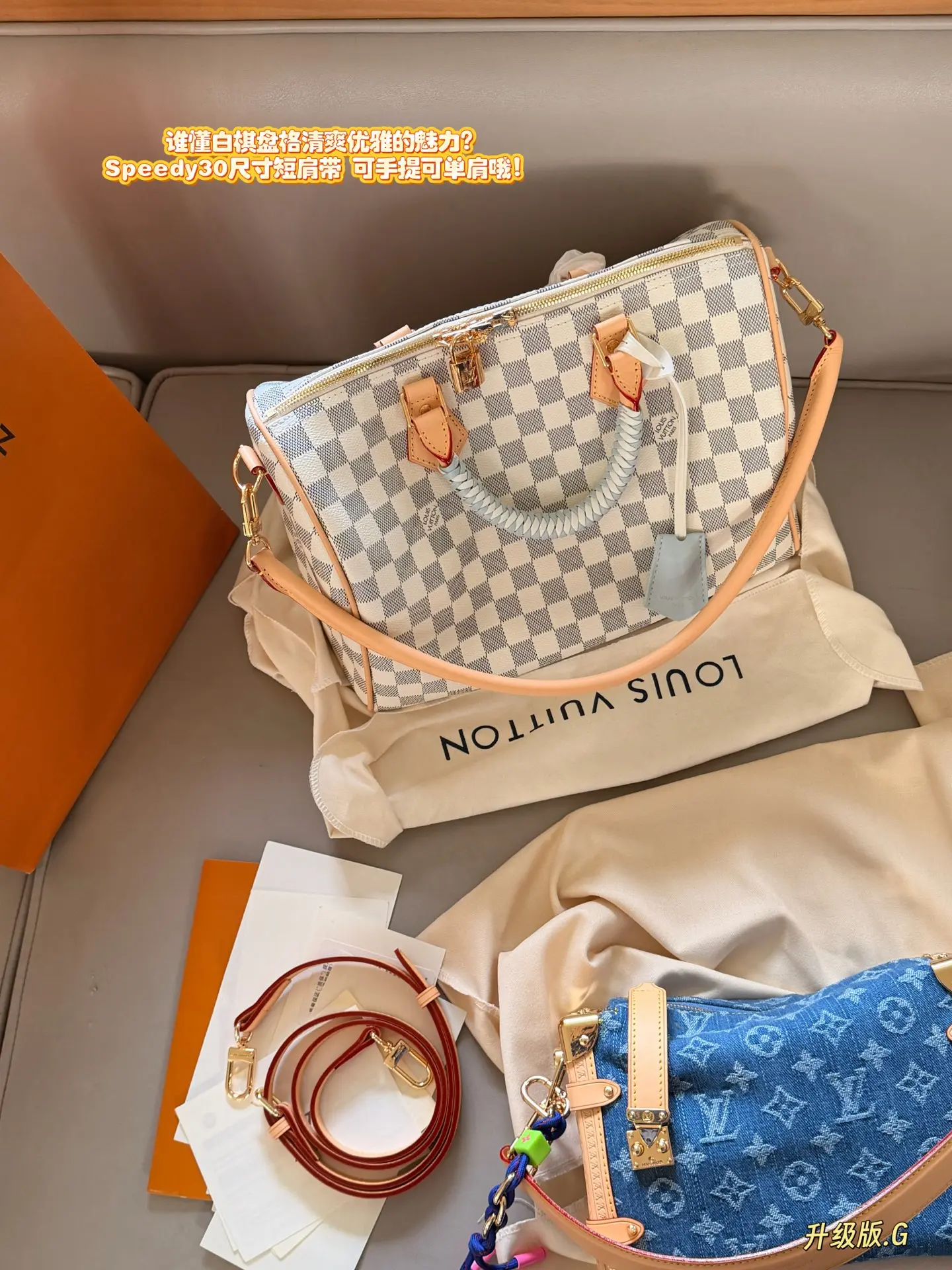 Speedy 30 Damier Azur Top-Handle Bag D39018009