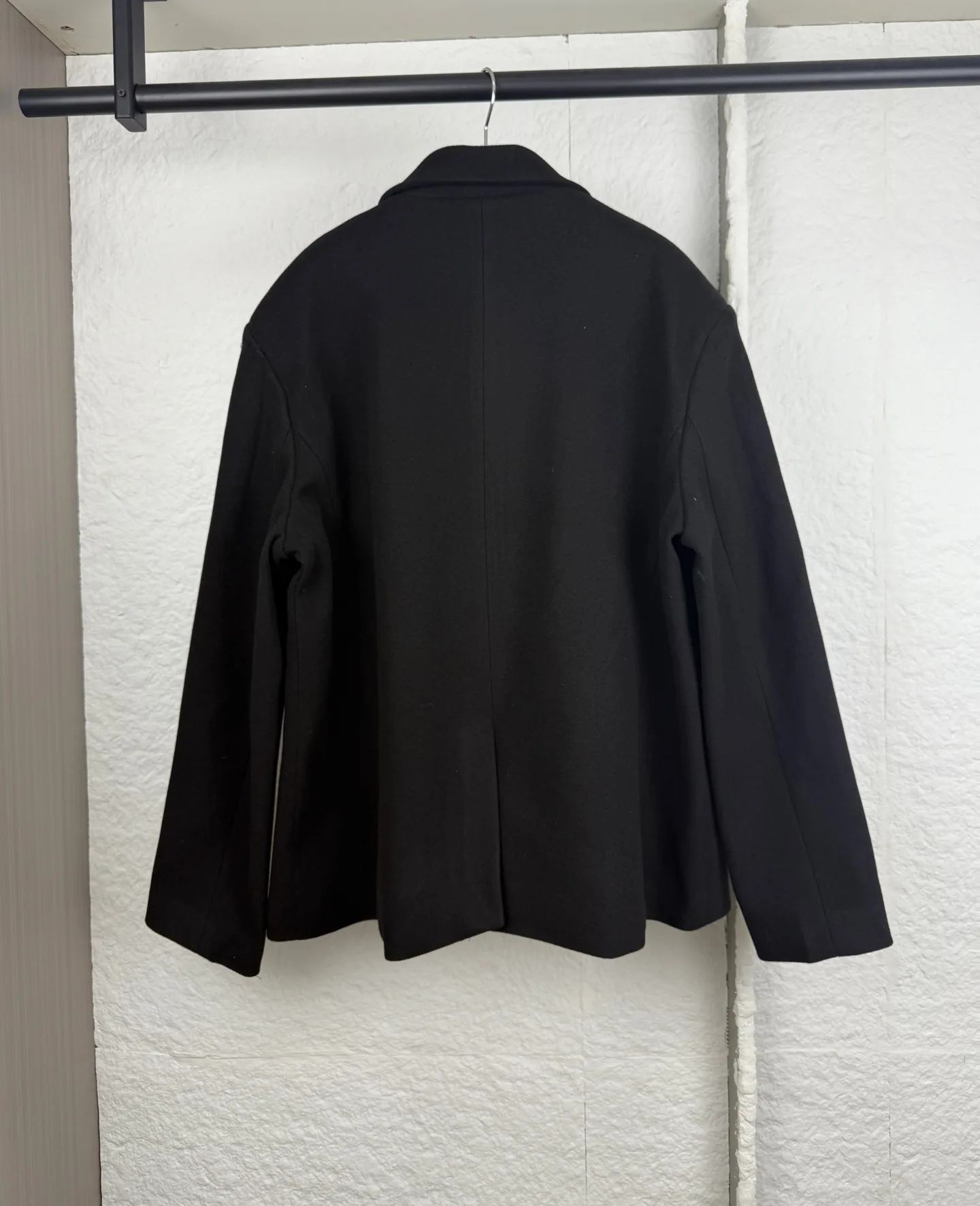 Trunk Leather Patch Wool-Blend Blazer D39514243 — view 2