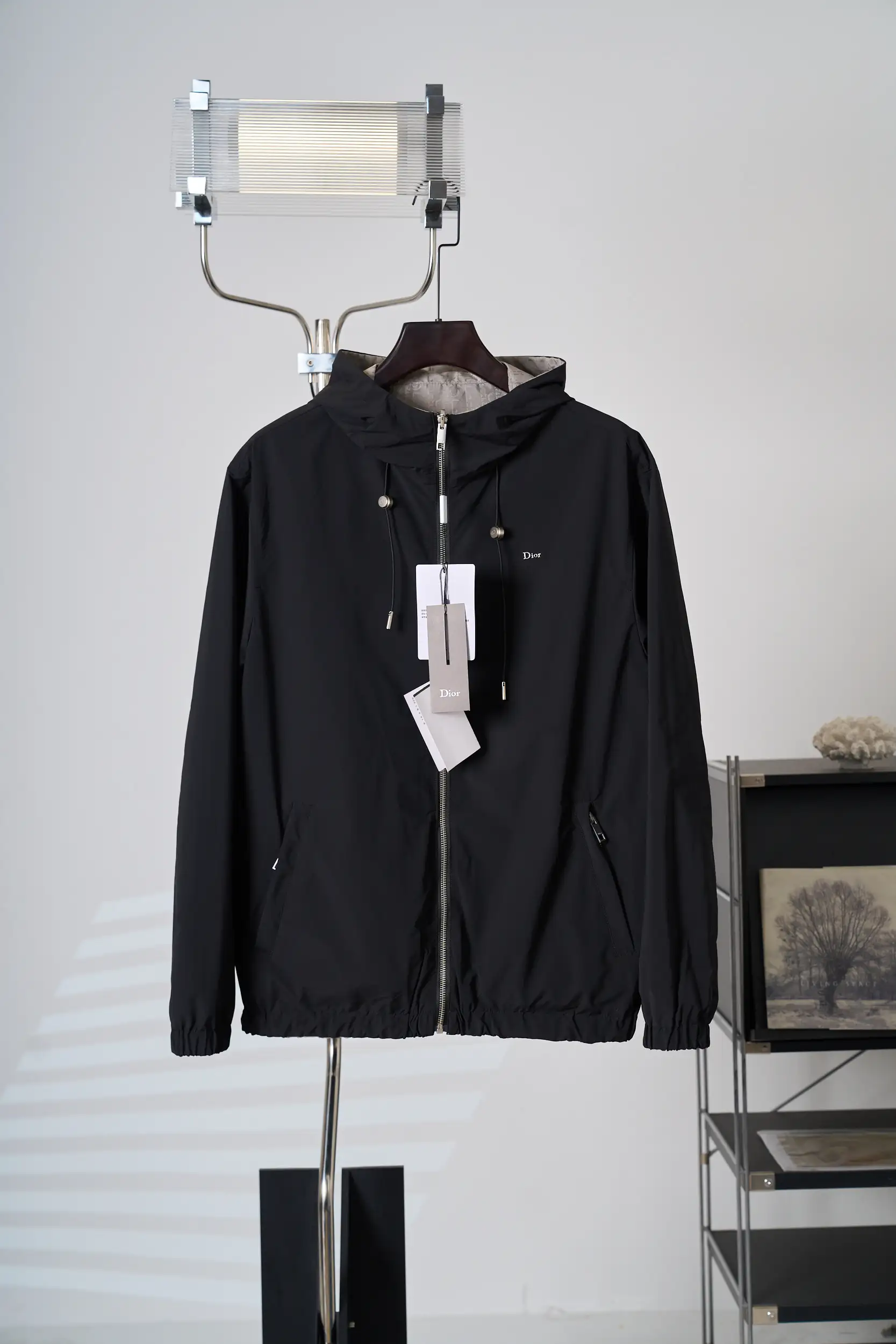 Dior Oblique Reversible Hooded Jacket D39520409 — view 2