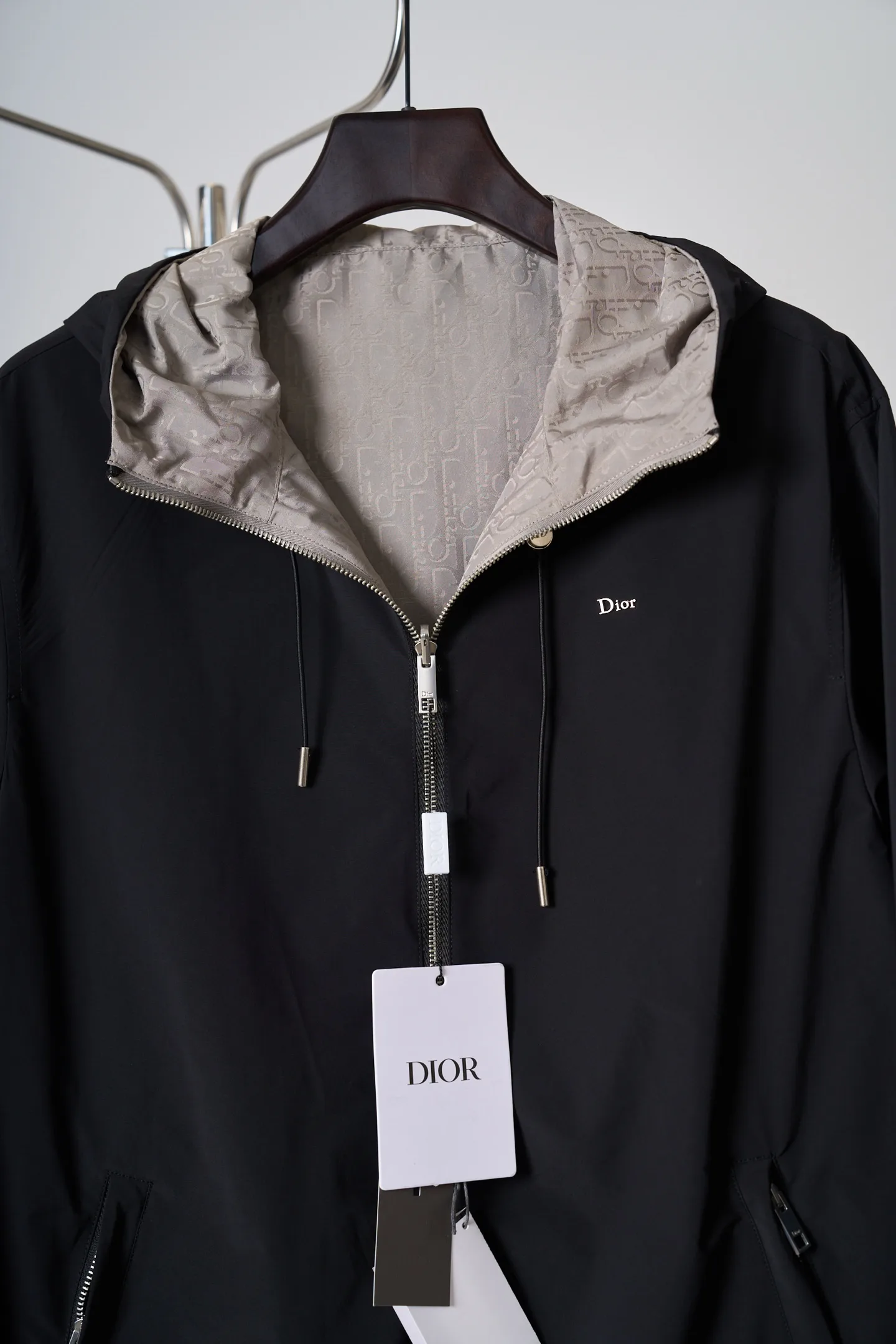 Dior Oblique Reversible Hooded Jacket D39520409 — view 9