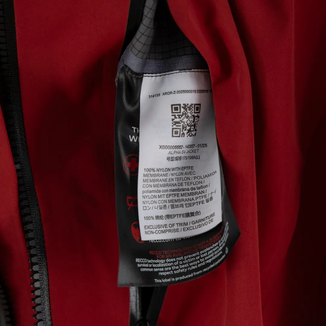 Alpha SV GORE-TEX Pro Hooded Shell Jacket D40013820 — view 12