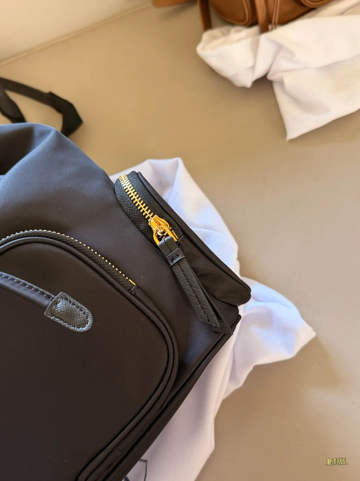 Prada Re-Edition Nylon Backpack D40518516 — view 4