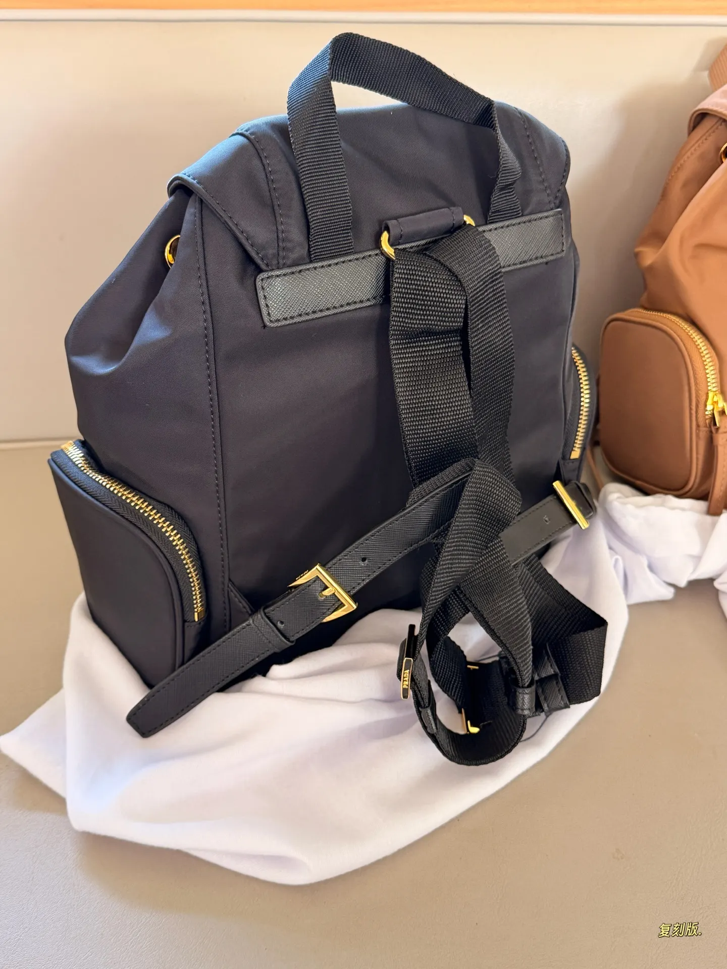 Prada Re-Edition Nylon Backpack D40518516 — view 5