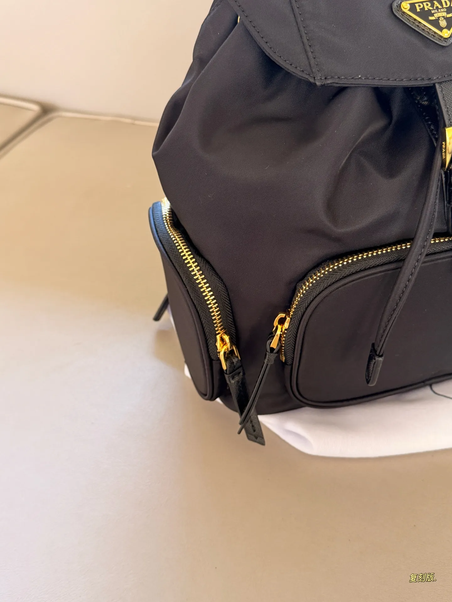 Prada Re-Edition Nylon Backpack D40518516 — view 6
