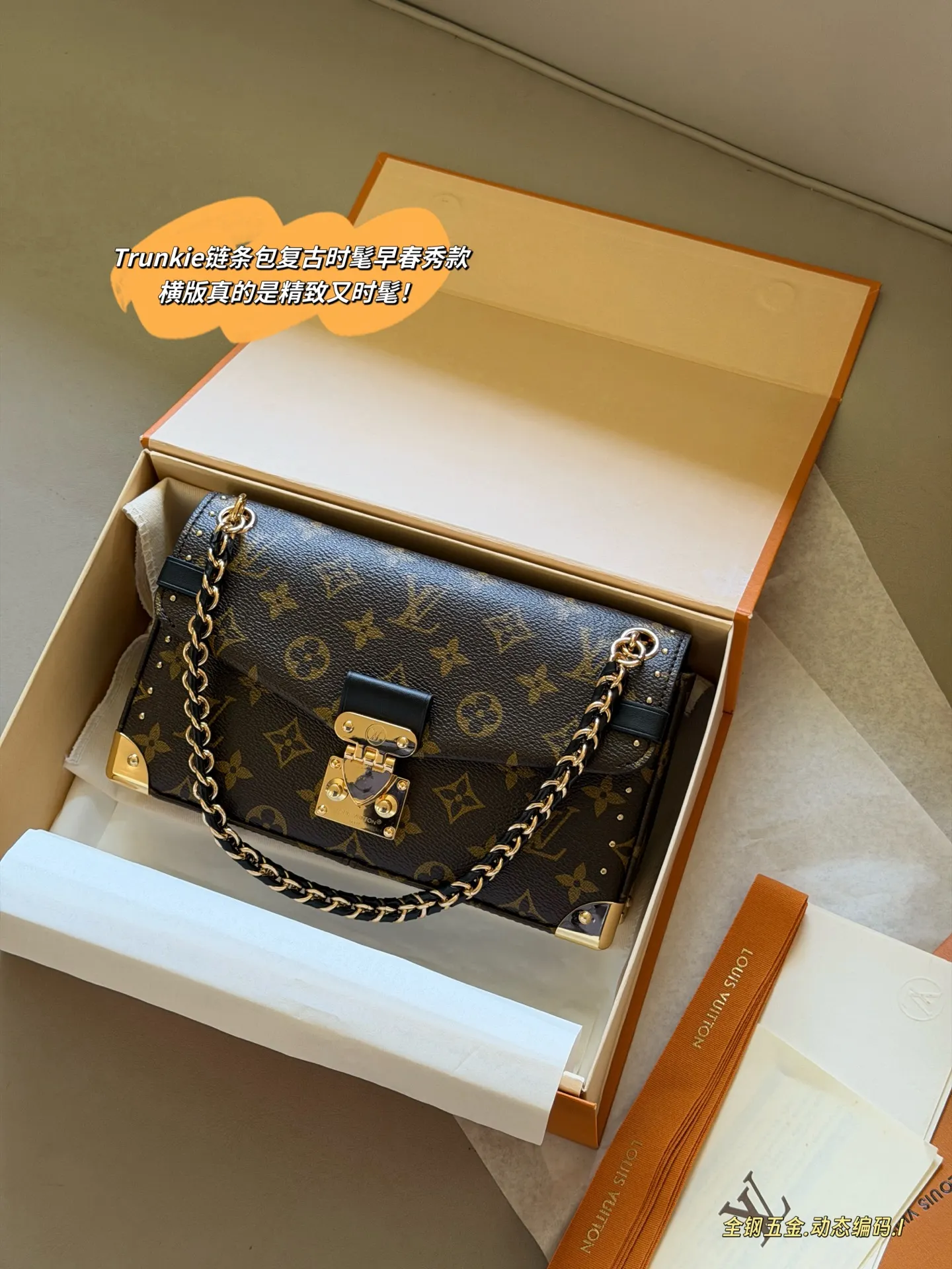 Trunkie Monogram Chain Shoulder Bag D40518455