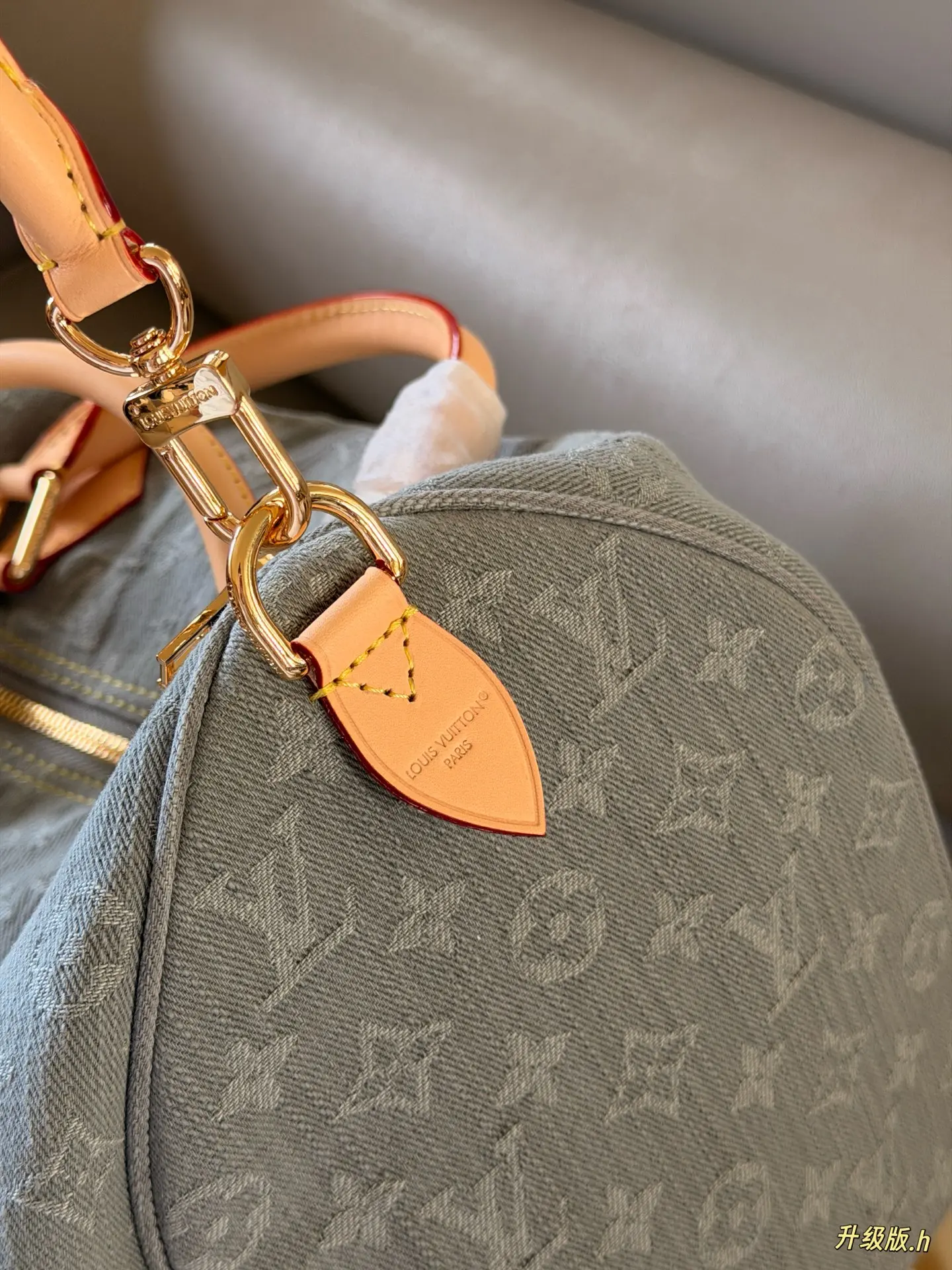 Speedy 30 Monogram Denim Shoulder Bag D41018512 — view 5