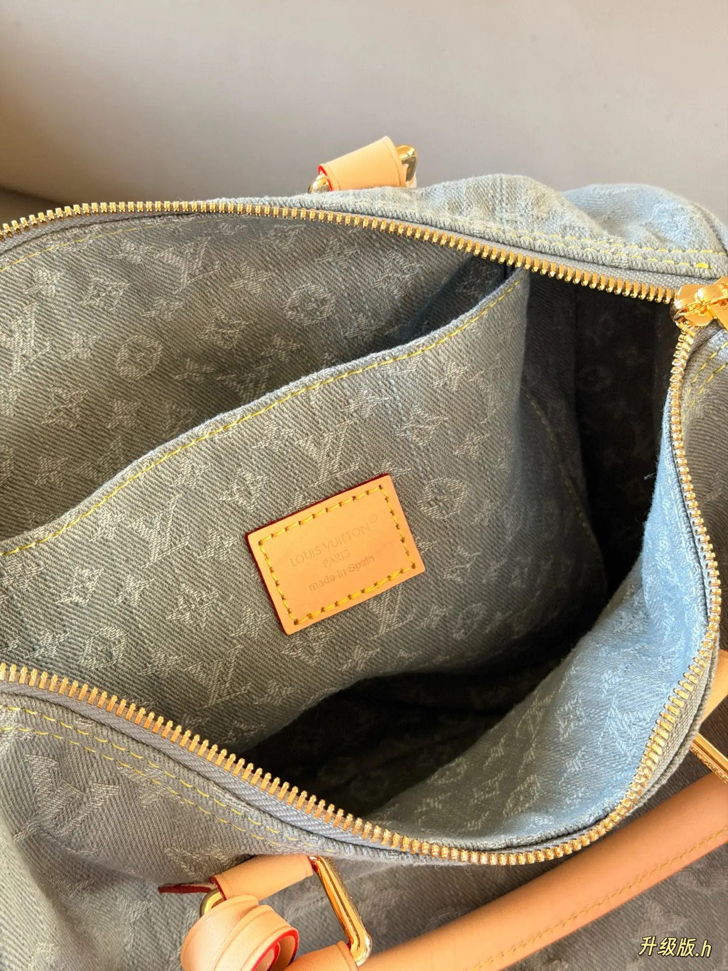 Speedy 30 Monogram Denim Shoulder Bag D41018512 — view 7