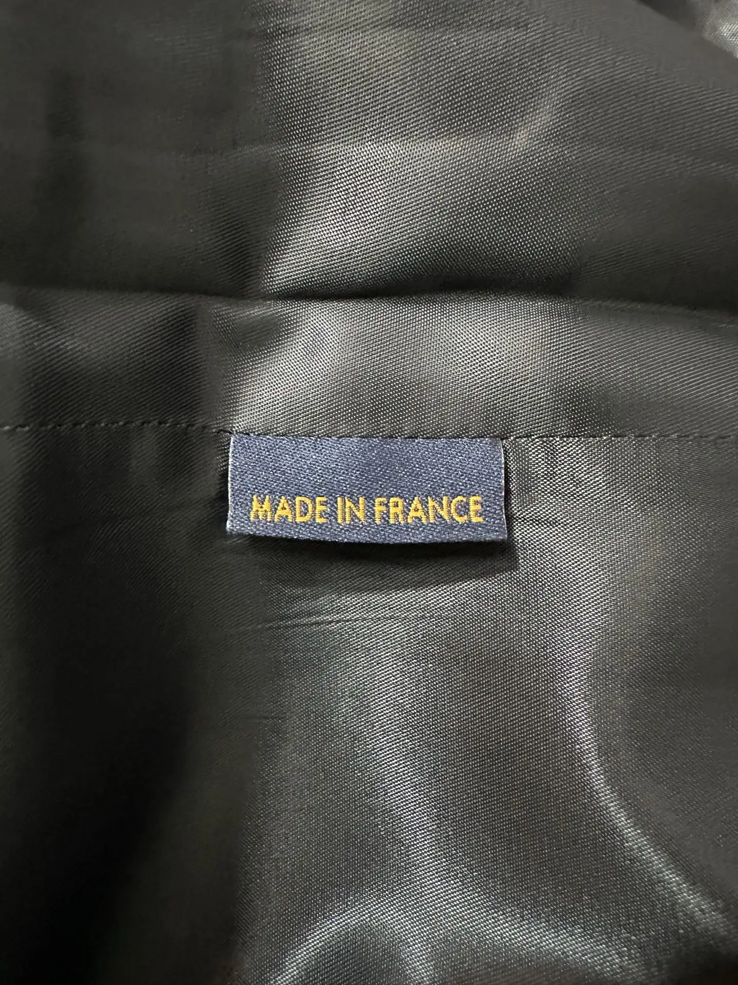 Linen-Blend Workwear Jacket with Leather Logo Patch D42023542 — view 12