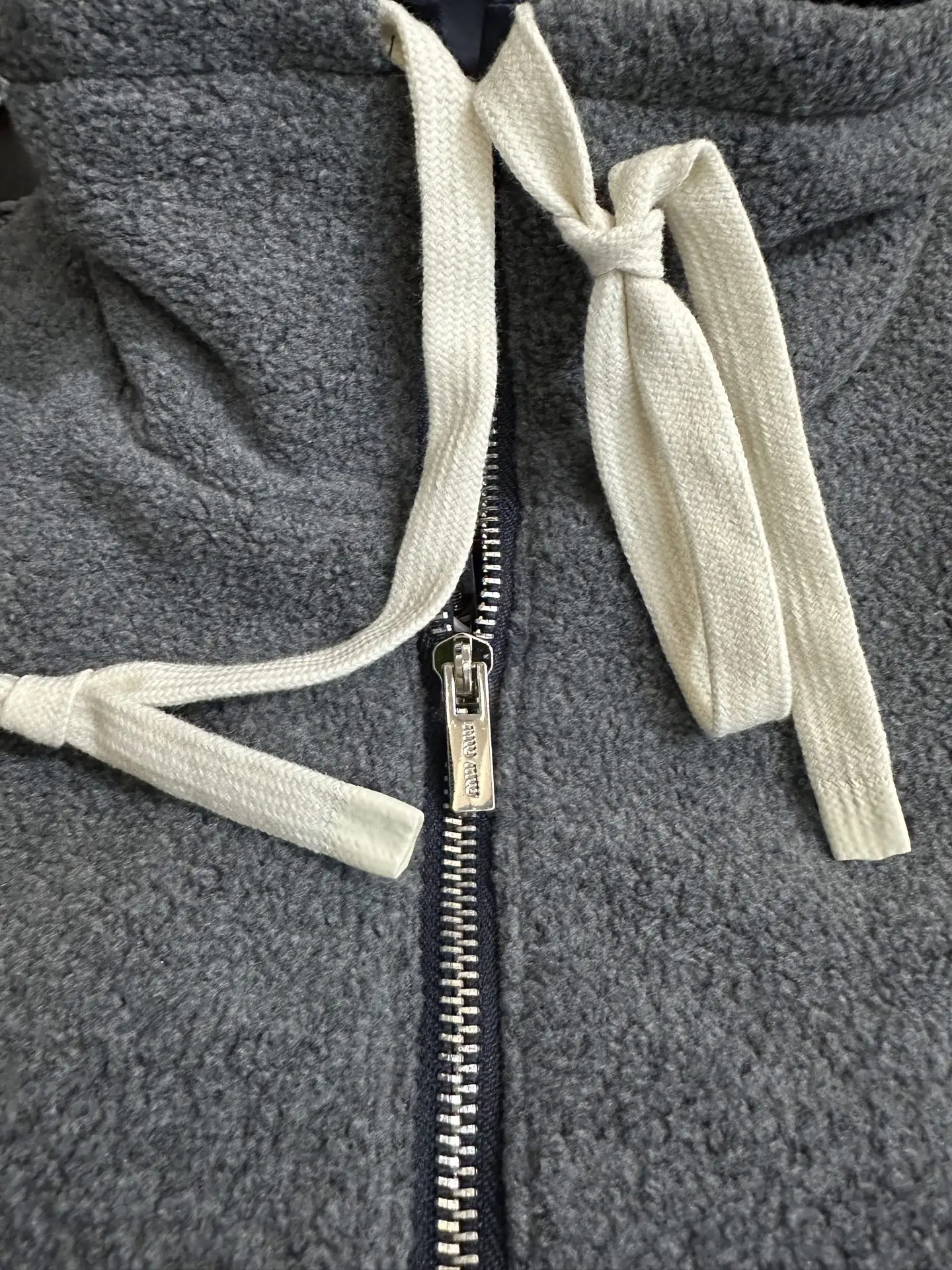 Reversible Technical Fabric and Fleece Jacket D42020242 — view 11