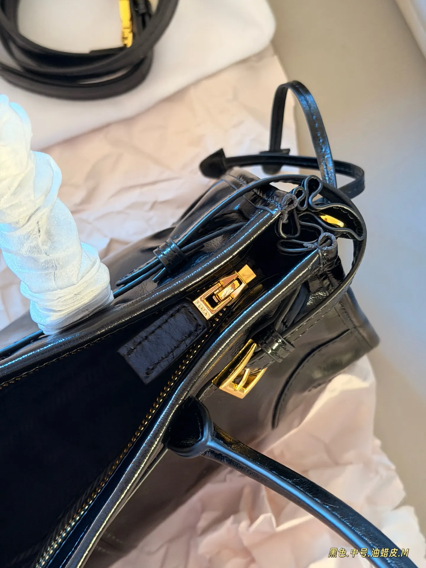 Prada Bonnie Soft Leather Shoulder Bag D43018457 — view 16