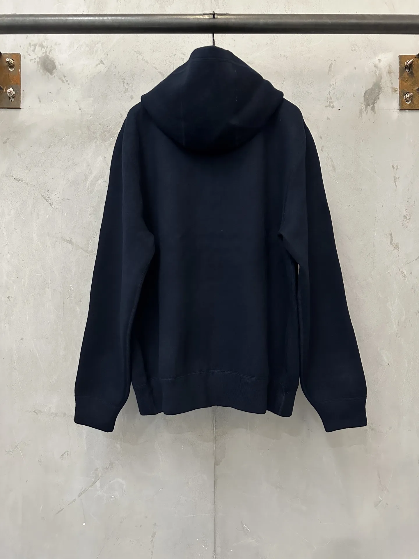 Reversible Jacquard Knit Zip-Up Hoodie D48020244 — view 4