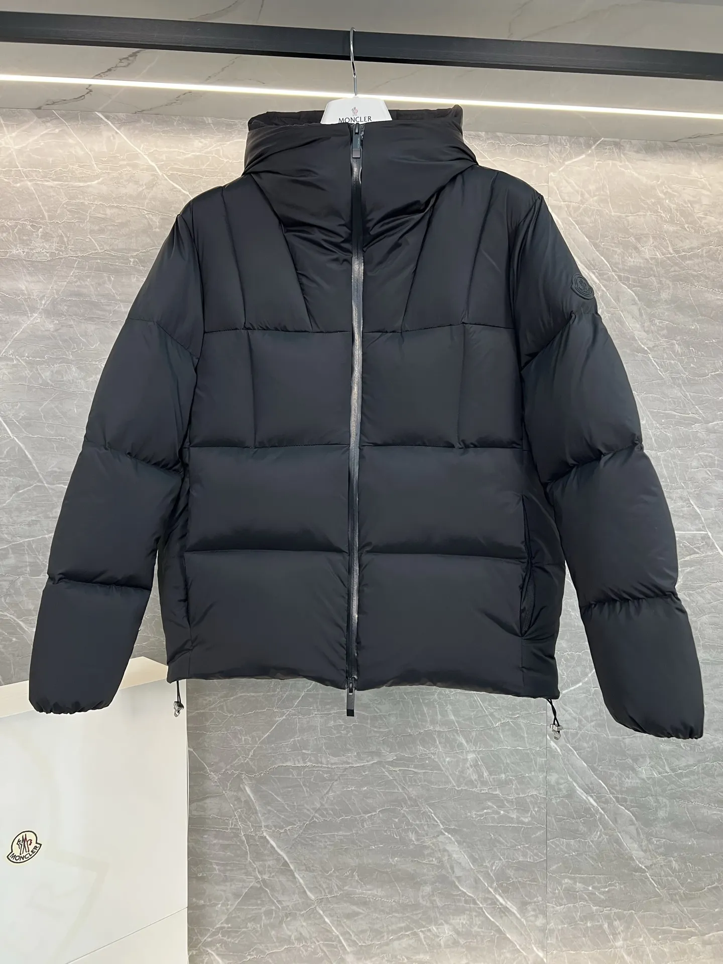 Fusain Hooded Down Puffer Jacket D58020305 — view 8