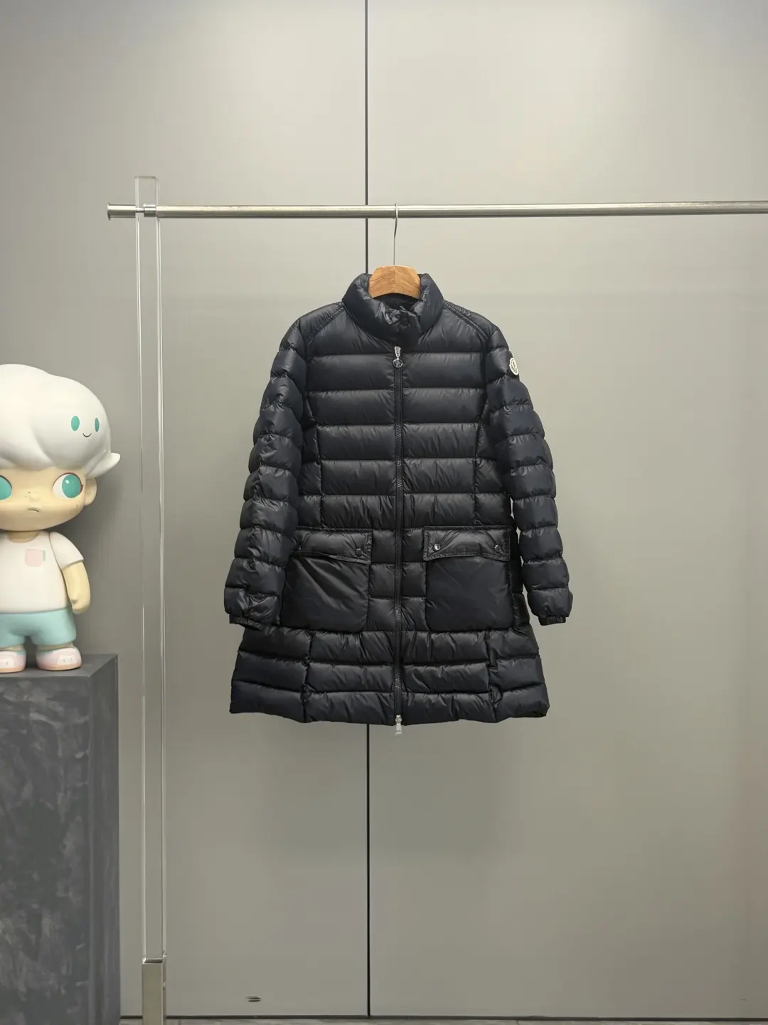Genet Longline Down Puffer Jacket D59020300 — view 2