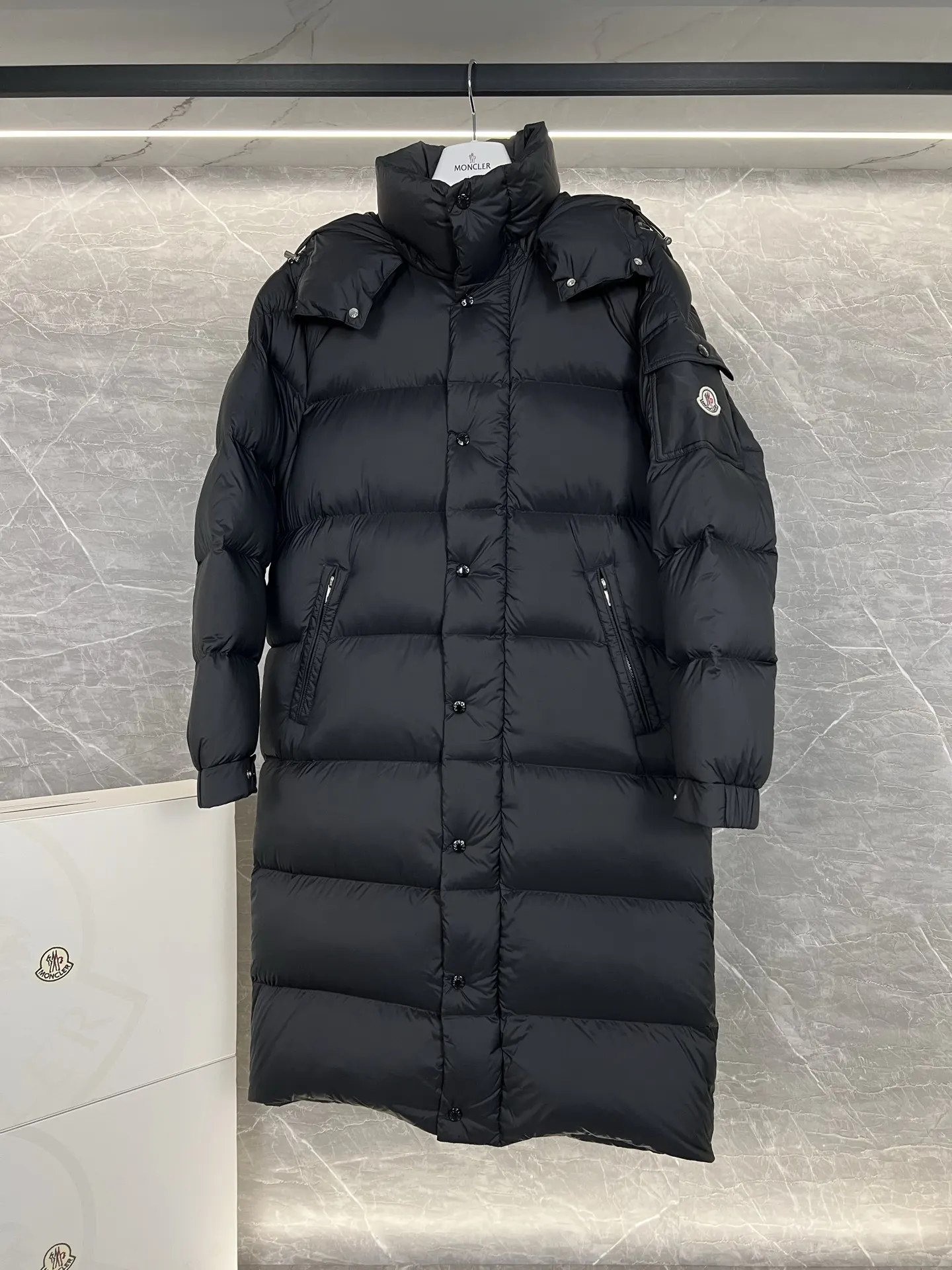 Hanoverian Matte Long Down Coat D63020303 — view 3