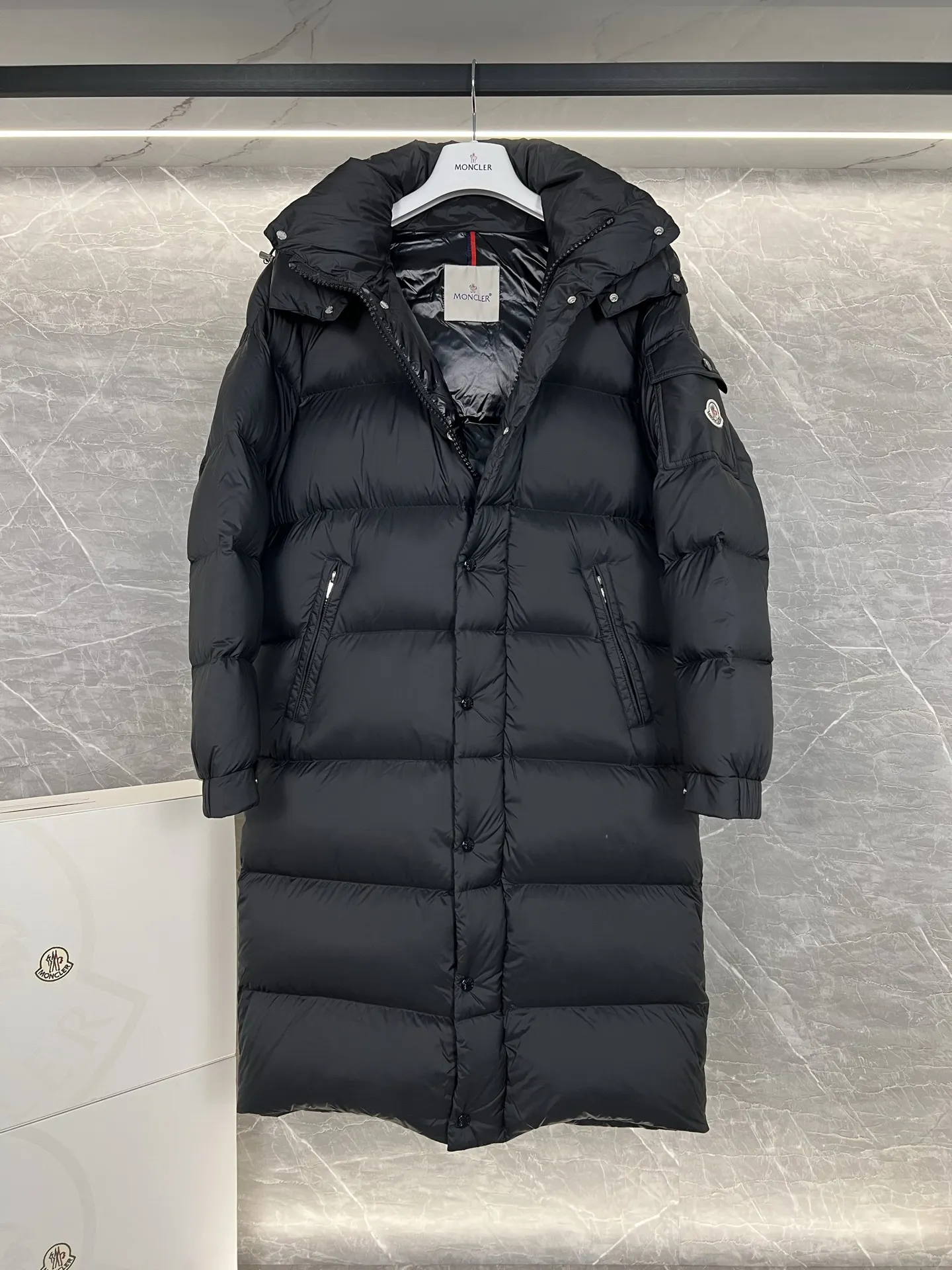 Hanoverian Matte Long Down Coat D63020303 — view 4