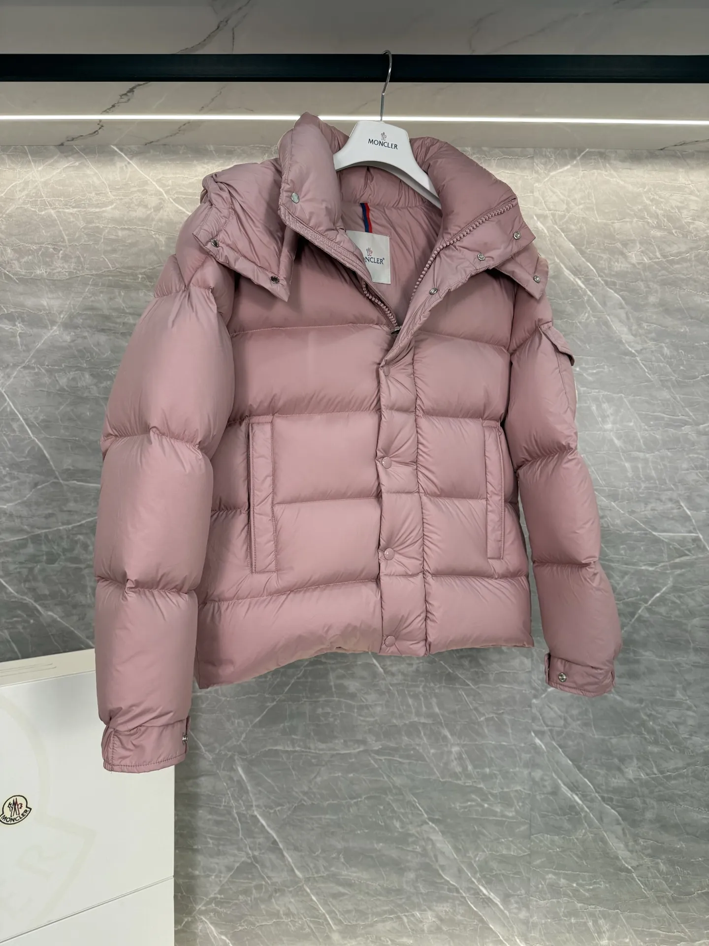 Moncler Vezere Short Down Puffer Jacket D63020308 — view 8