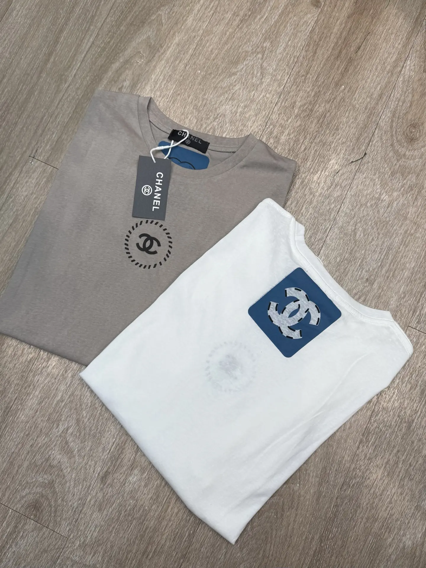 Logo Print Linen-Cotton Long Sleeve Top D6516074 — view 2
